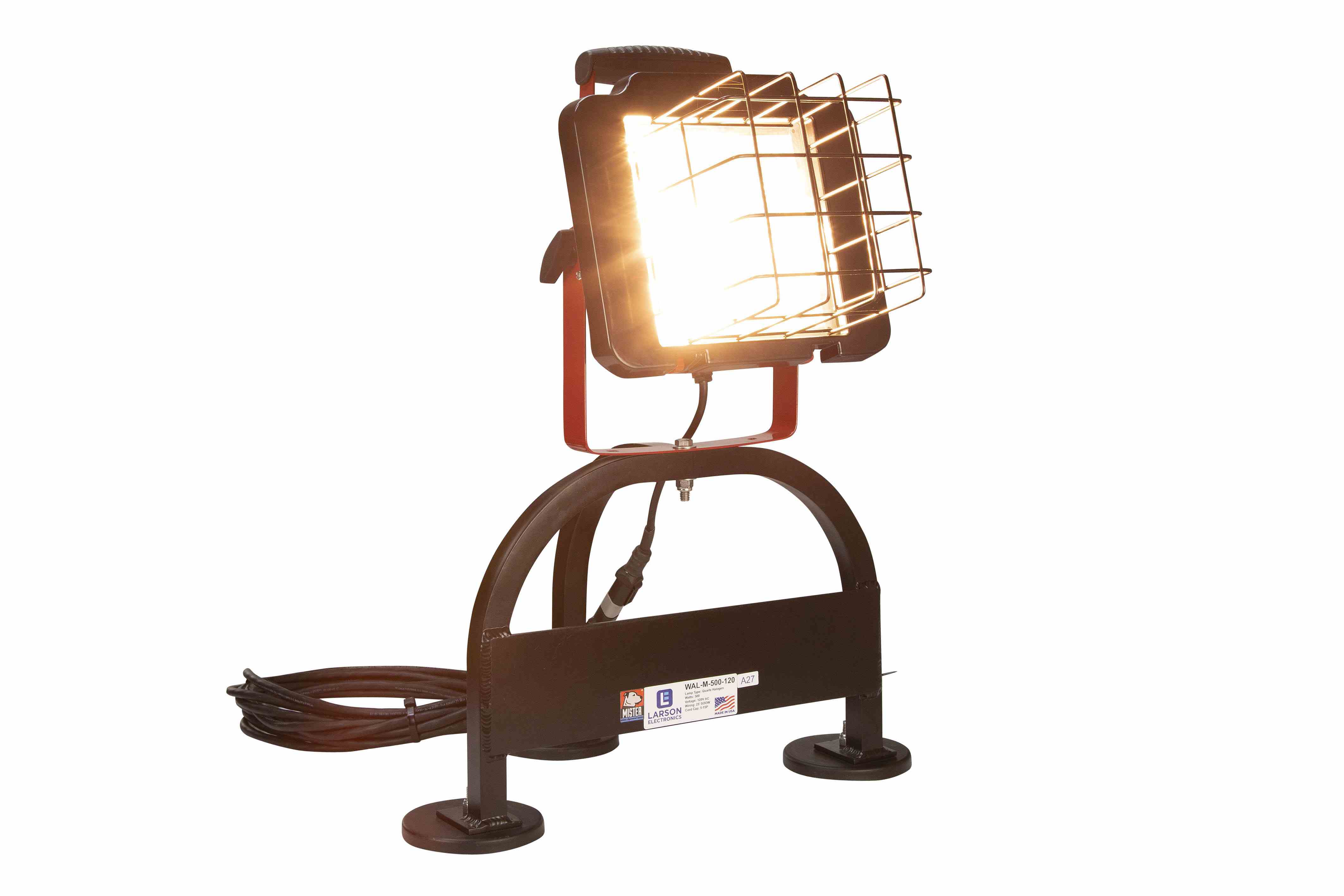 Larson Electronics - *RENTAL* 120 Volt Flood Light -Magnet -500 Watt ...