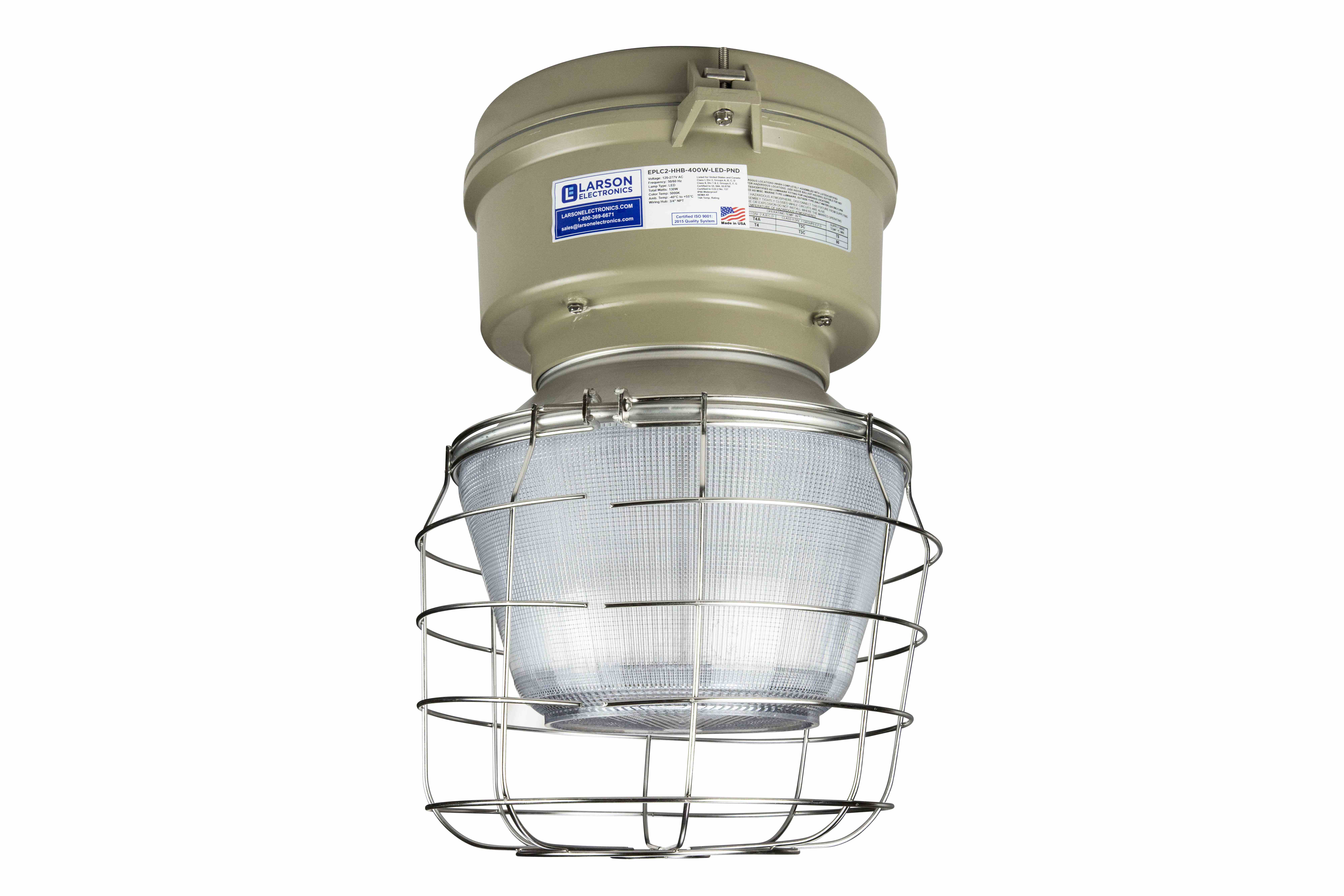 Larson Electronics - 130W Explosion Proof LED High Bay Light - C1D2 ...