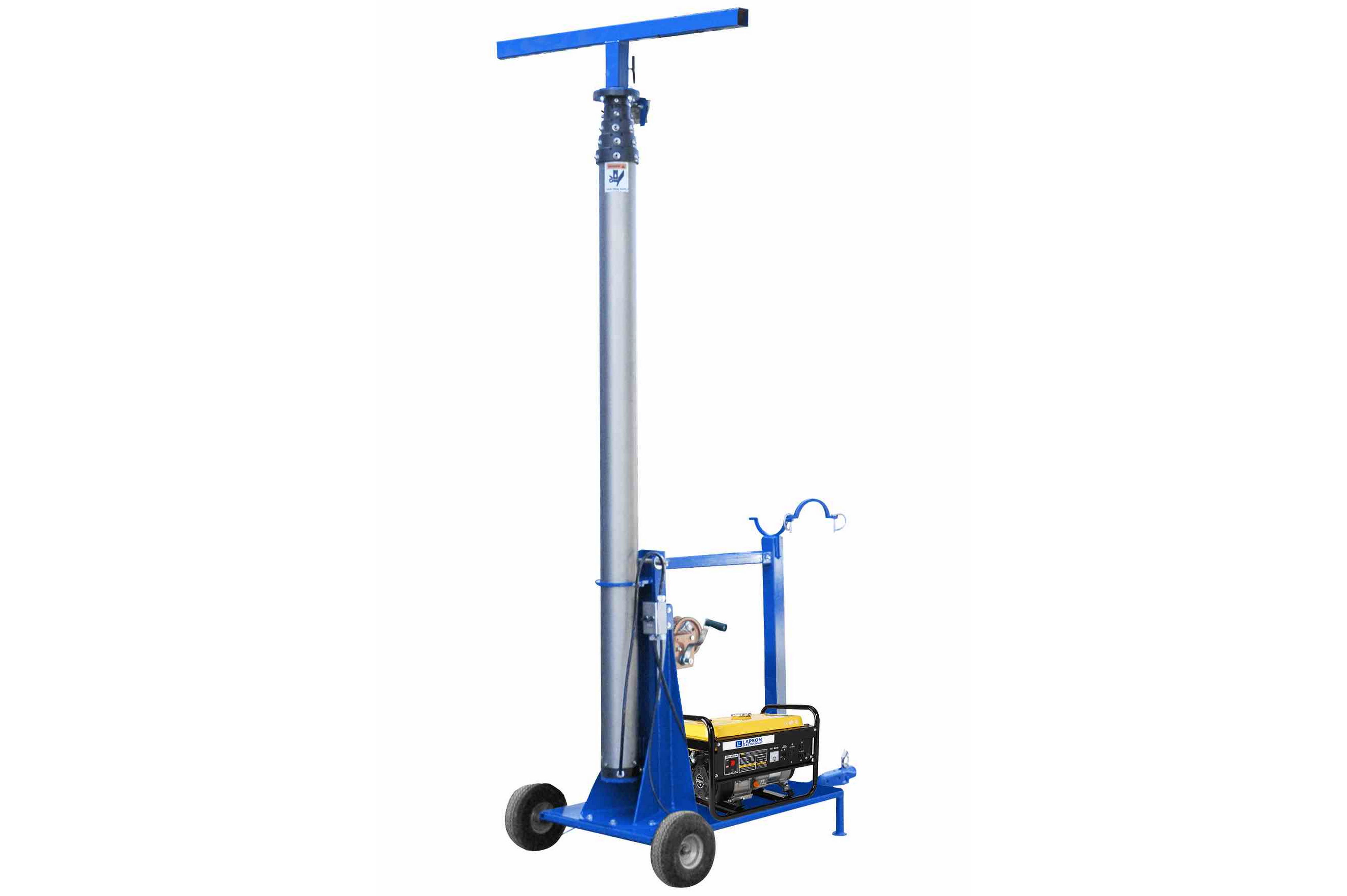 Larson Electronics - 20' Pneumatic Gas Powered Tower - Wheeled Cart ...