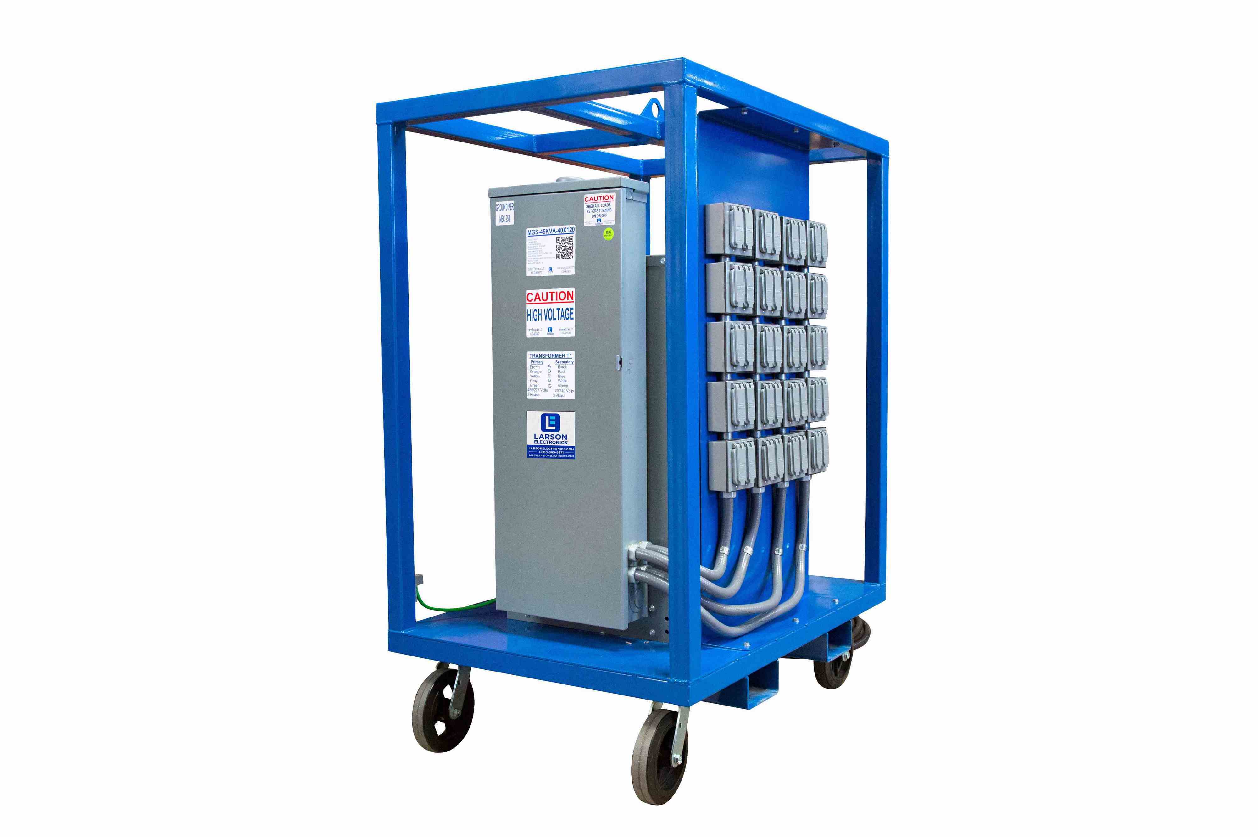 Larson Electronics - 75 KVA Power Distribution, 480V - 208Y/120V 3PH ...