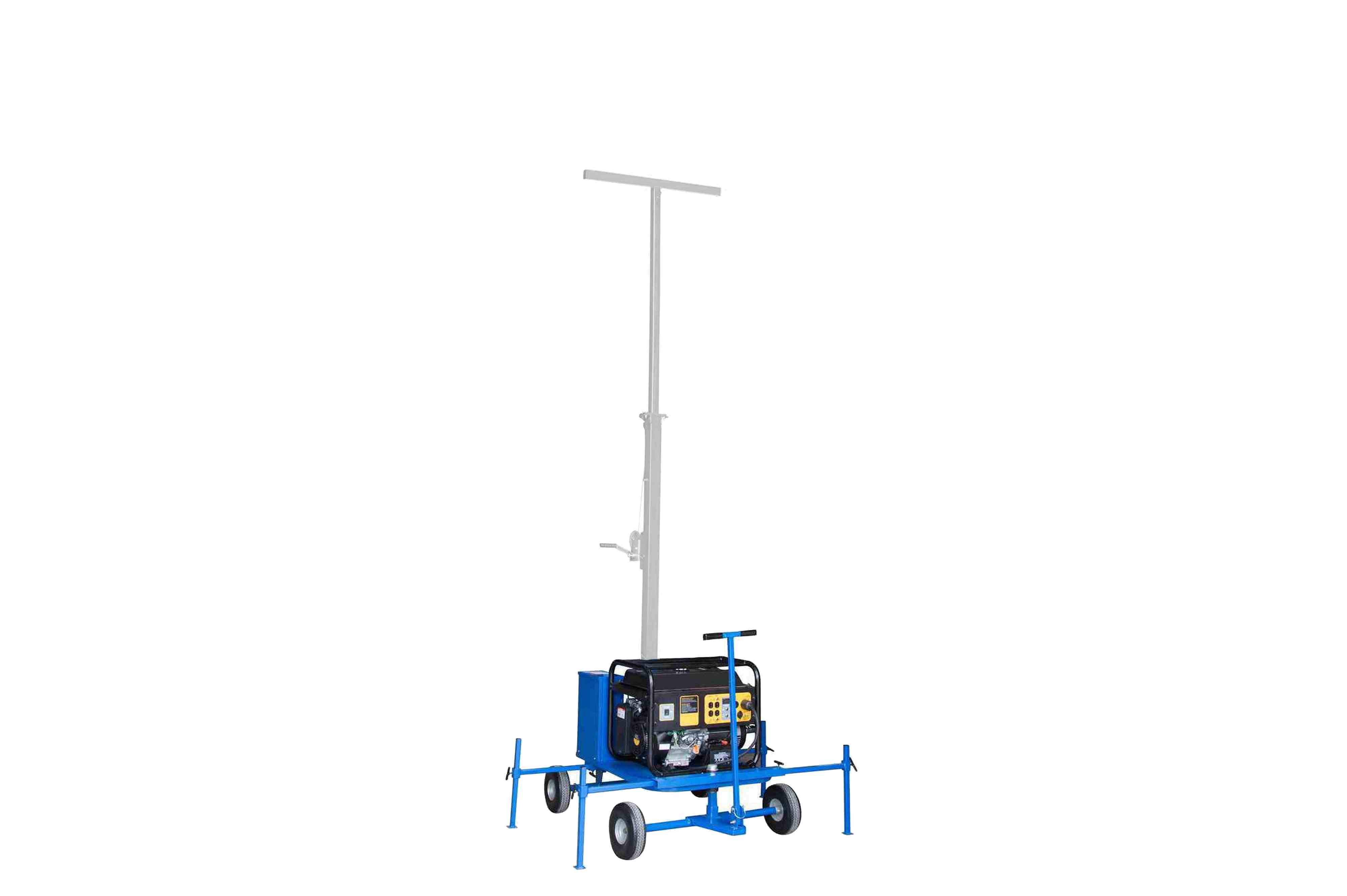 Larson Electronics - Towable Cart w/ 3kW Silent Gas Generator - Wheeled ...