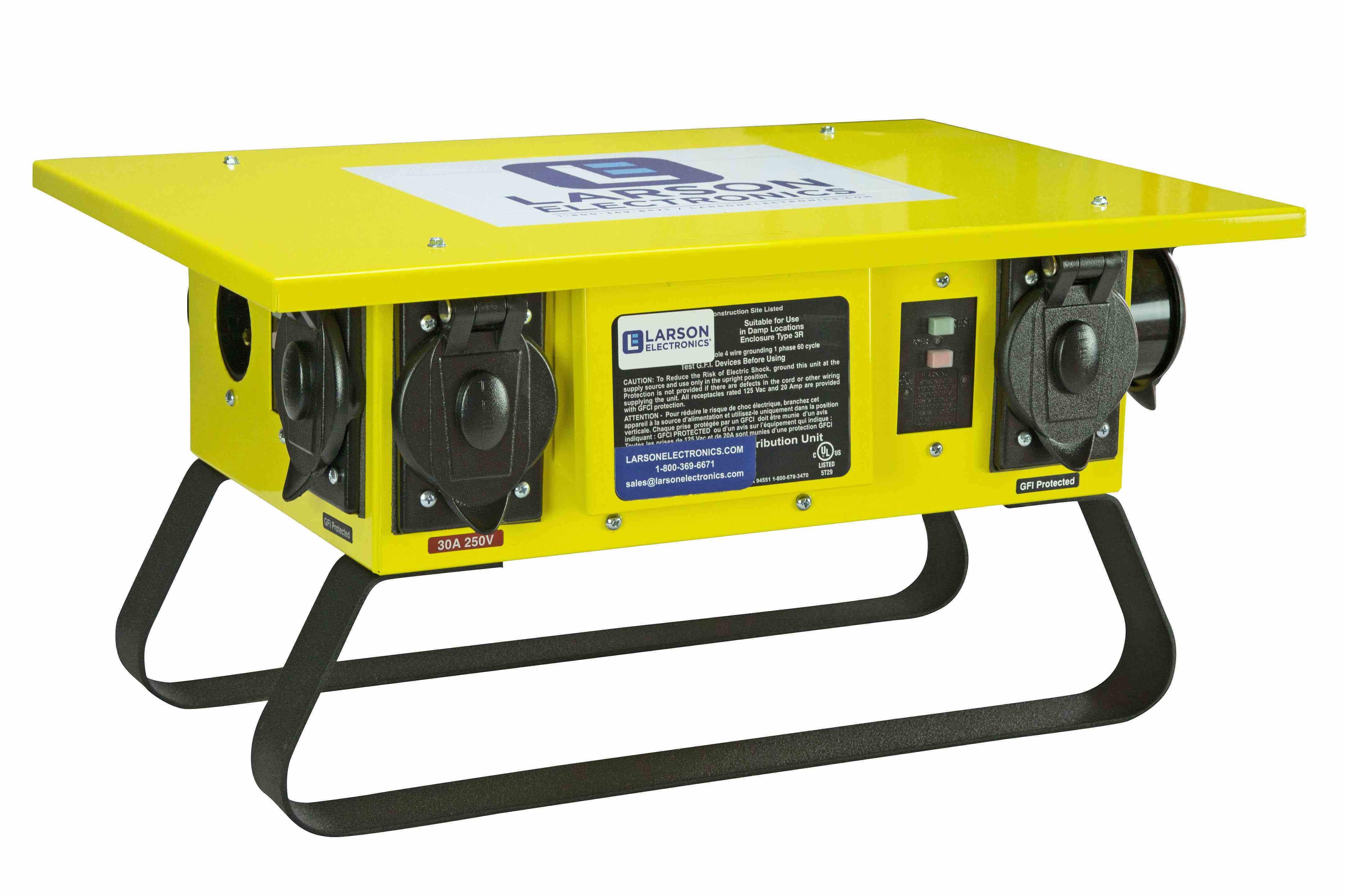 Larson Electronics - Portable Spider Box, 400Y/230 3PH, Male Camlock ...