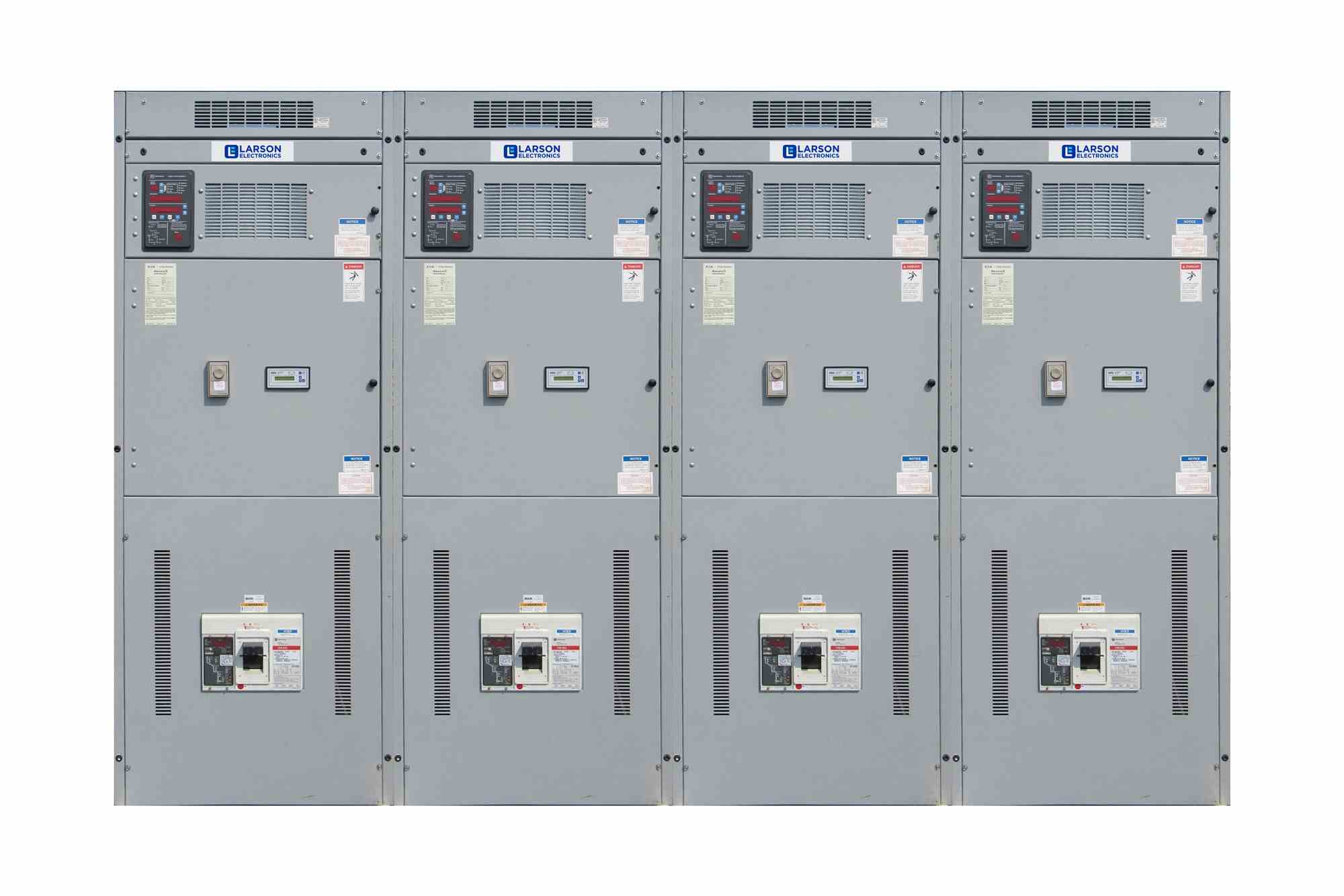 Larson Electronics - LV Switchgear Cabinet- 480Y/277V 3-phase, 4-wire ...
