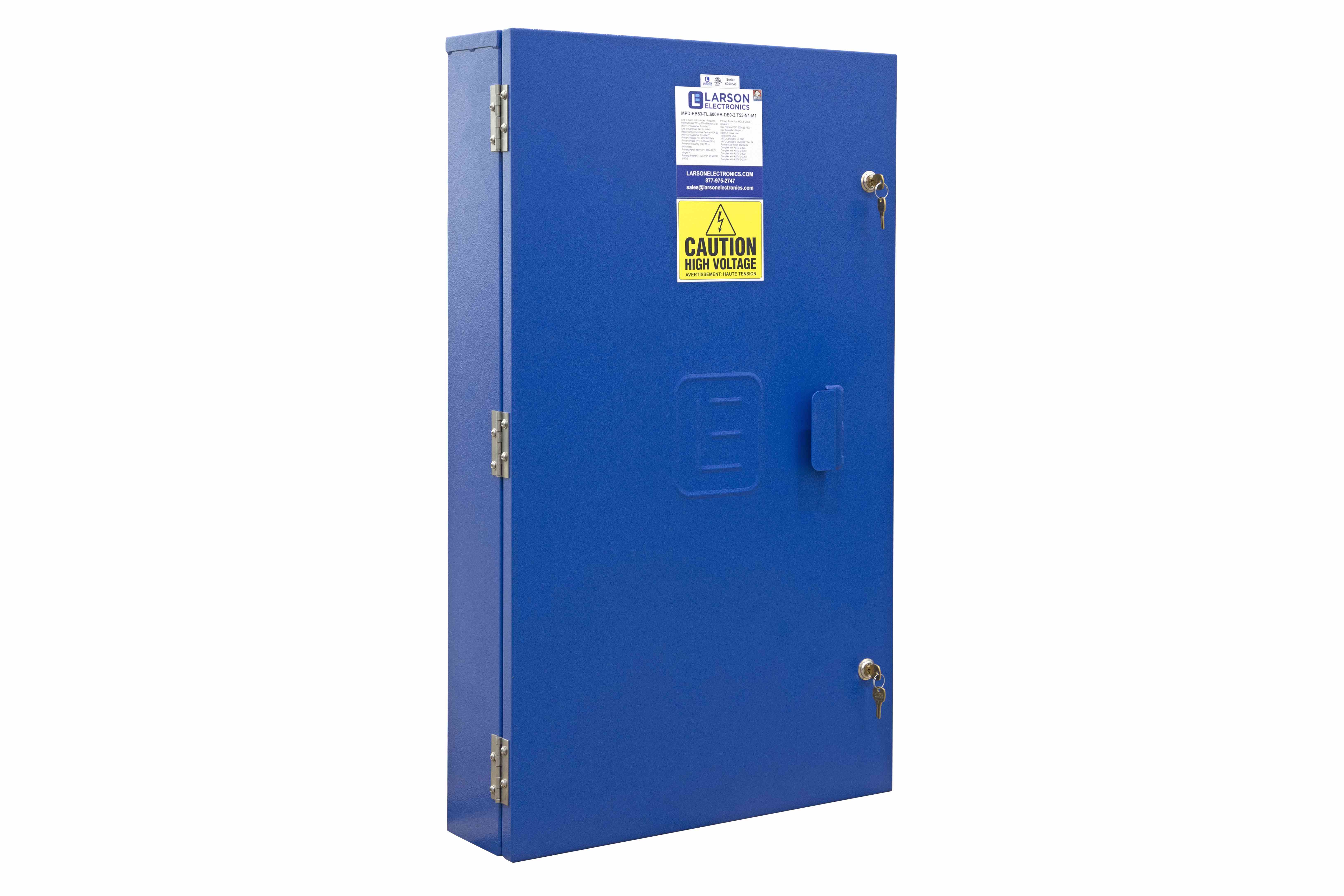 Larson Electronics - Power Distribution Panel, 480V Delta 3PH, 400A ...