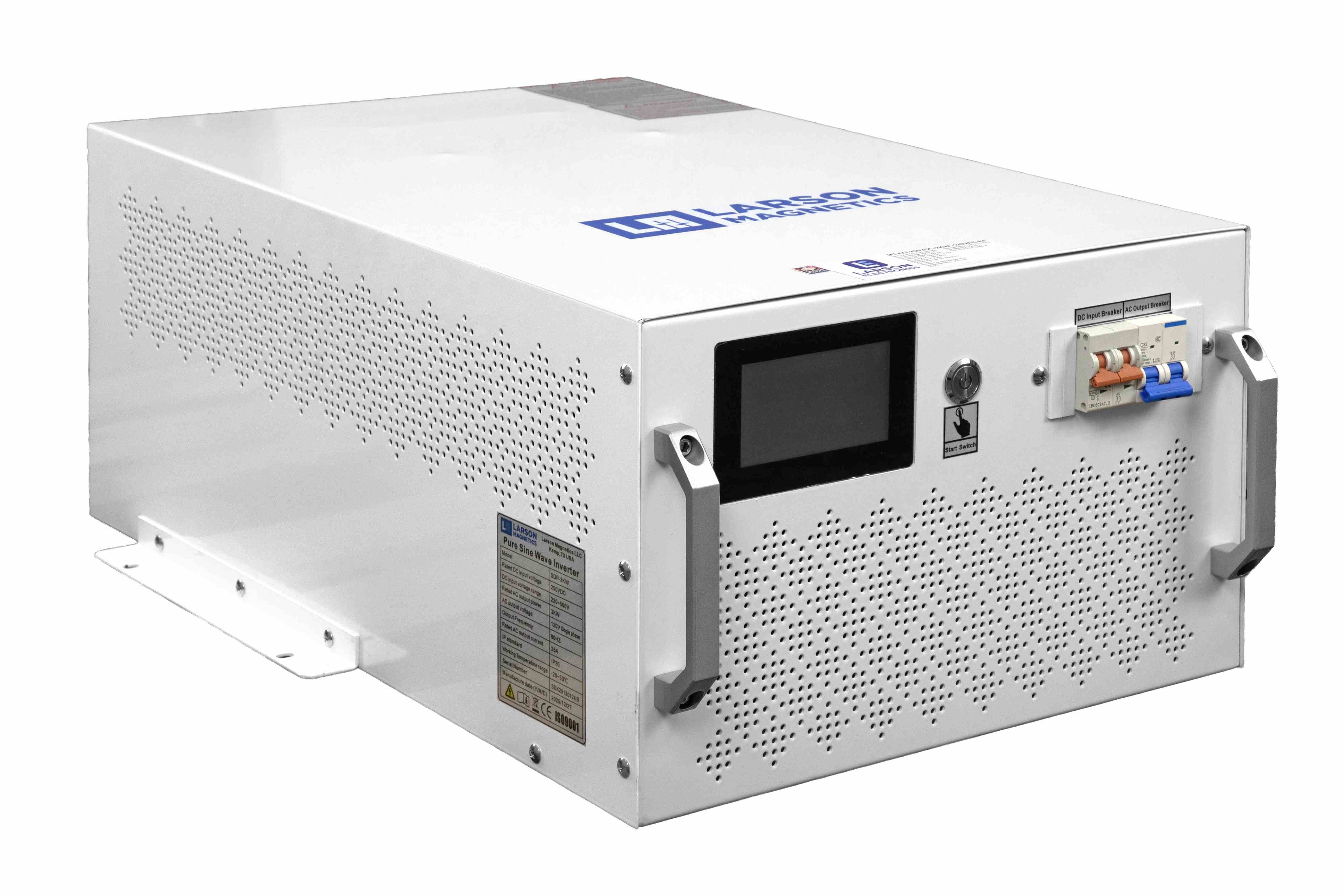 Larson Electronics - 2 KVA DC to AC Inverter - 250V DC to 120V AC - 50 ...