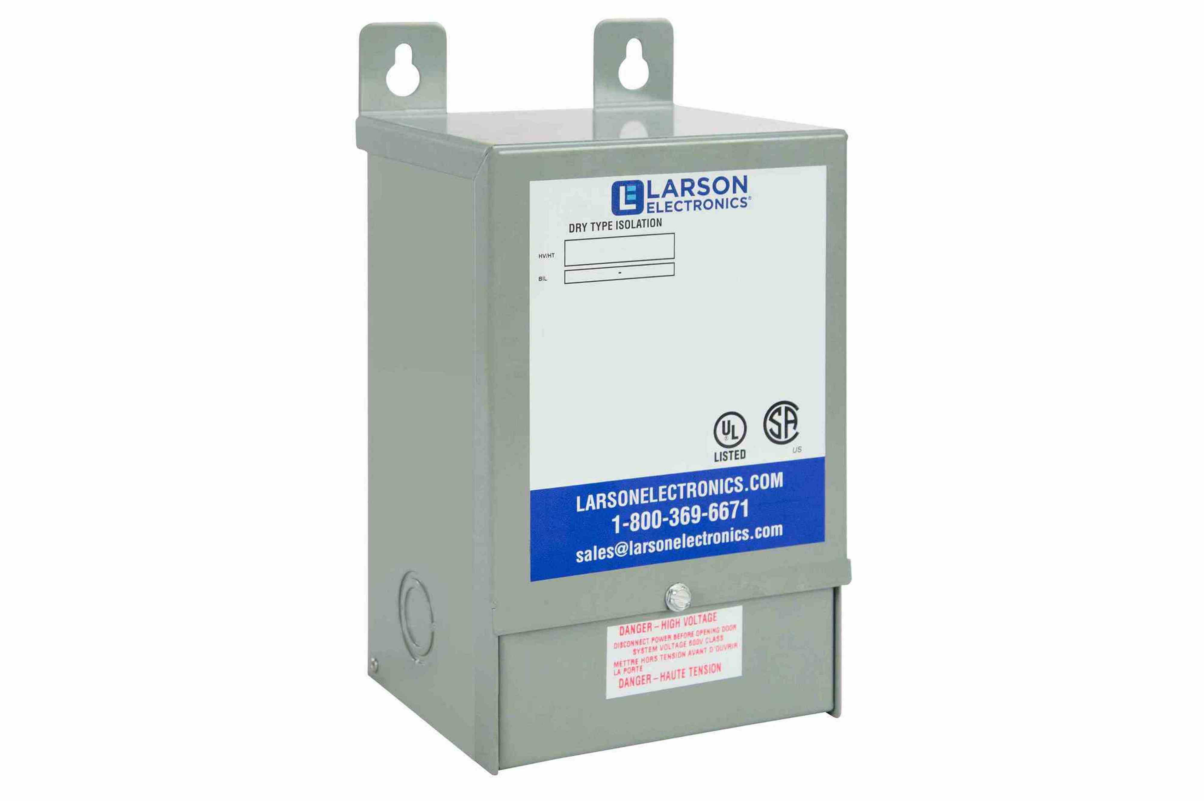 Larson Electronics - 10 kVA Power Conditioning Transformer - 196/208V ...