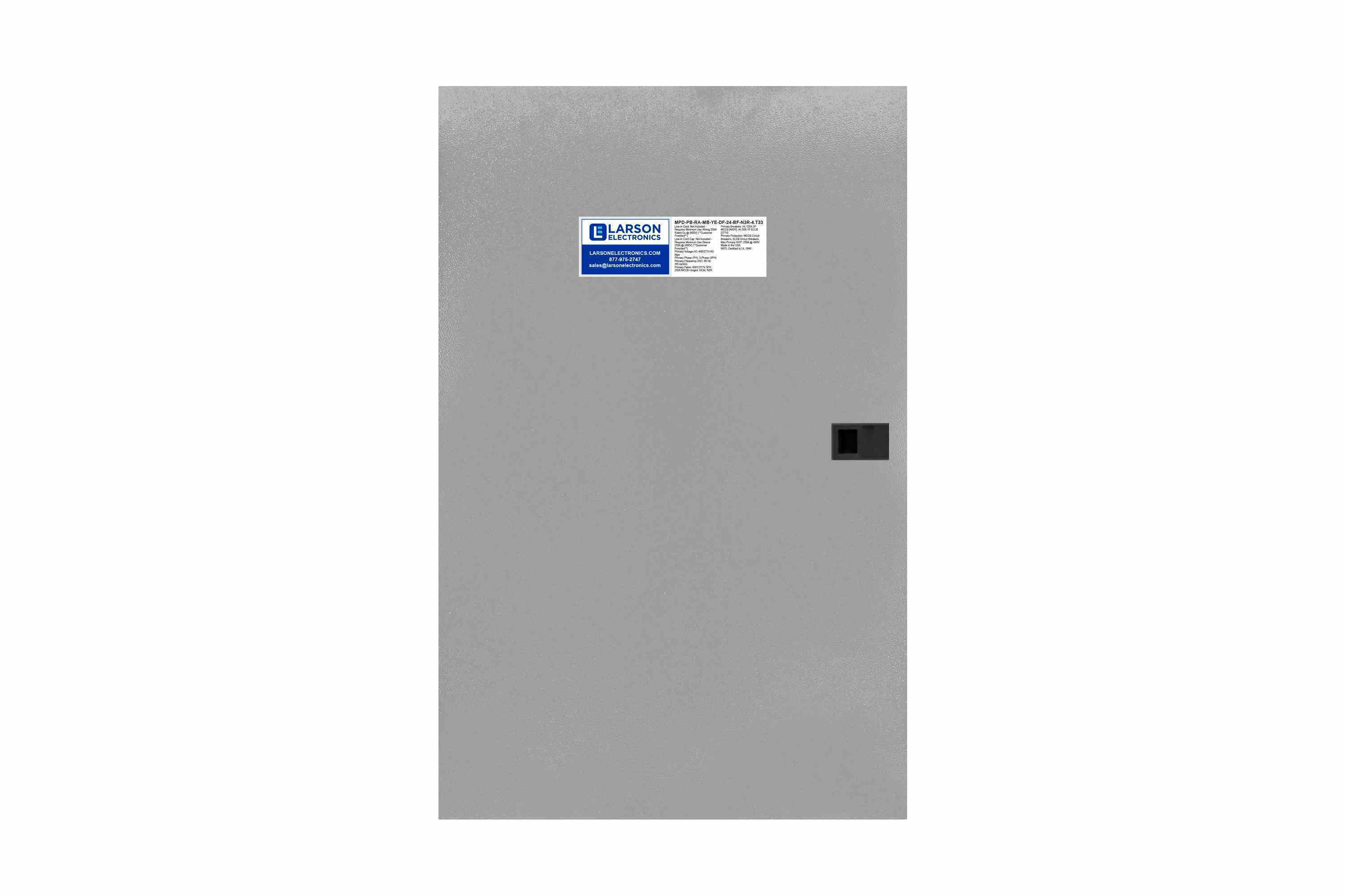 Larson Electronics - 200A Power Distribution Panelboard – 3-Phase Main ...