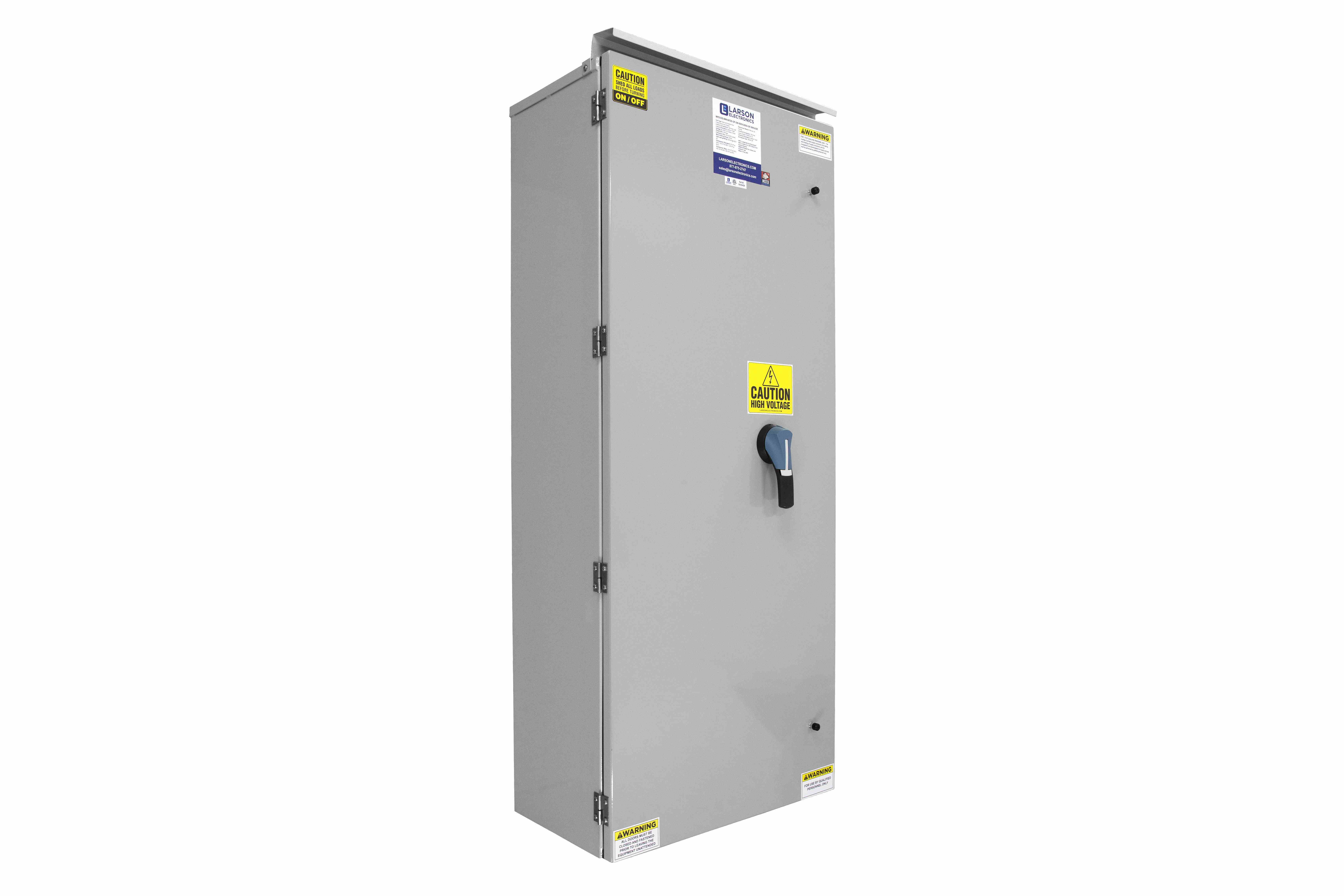 Larson Electronics - Fused Disconnect Switch, 200 Amp, 1000V 3PH AC, 3 ...