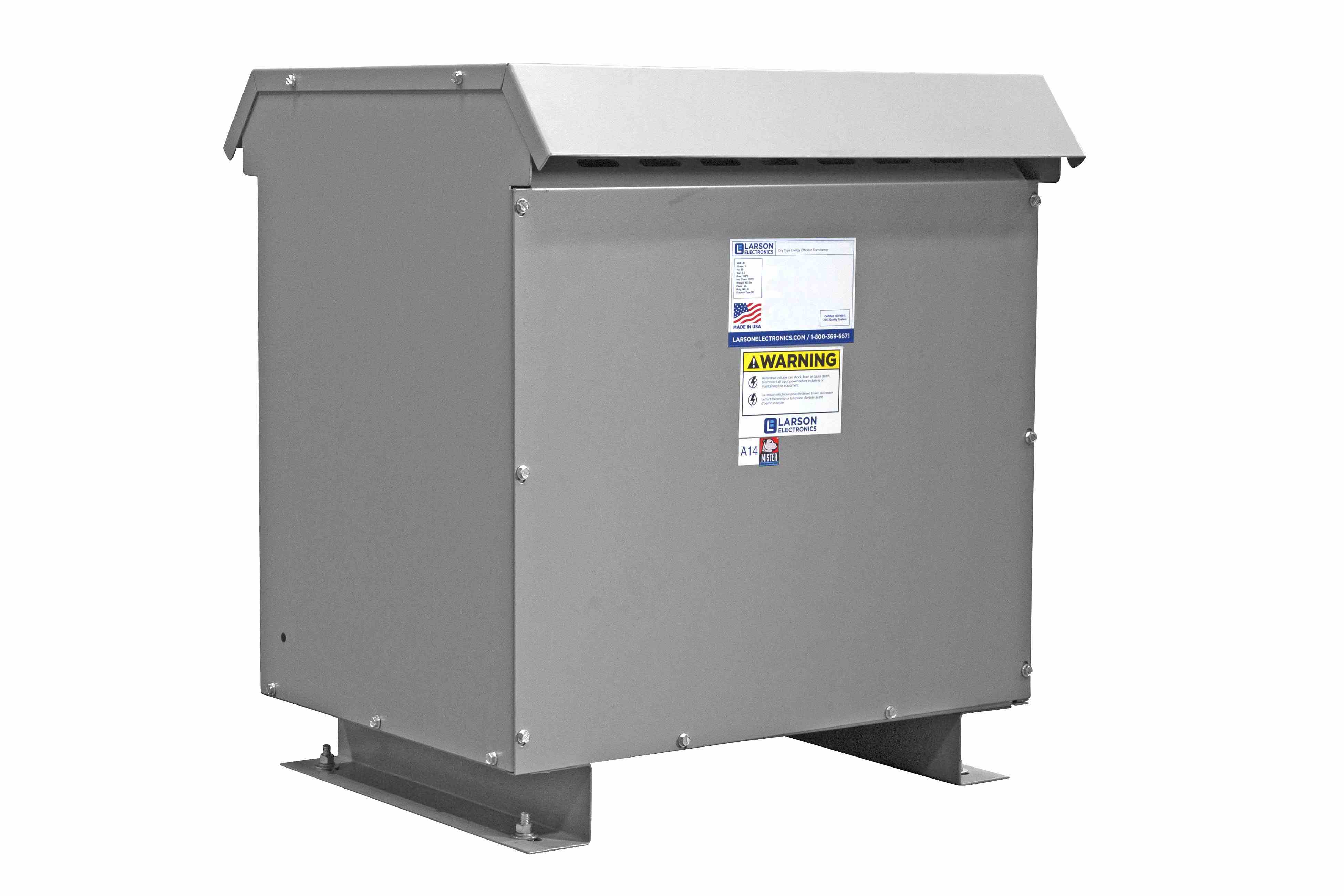 Larson Electronics - 30 kVA Distribution Transformer - 480V Delta ...