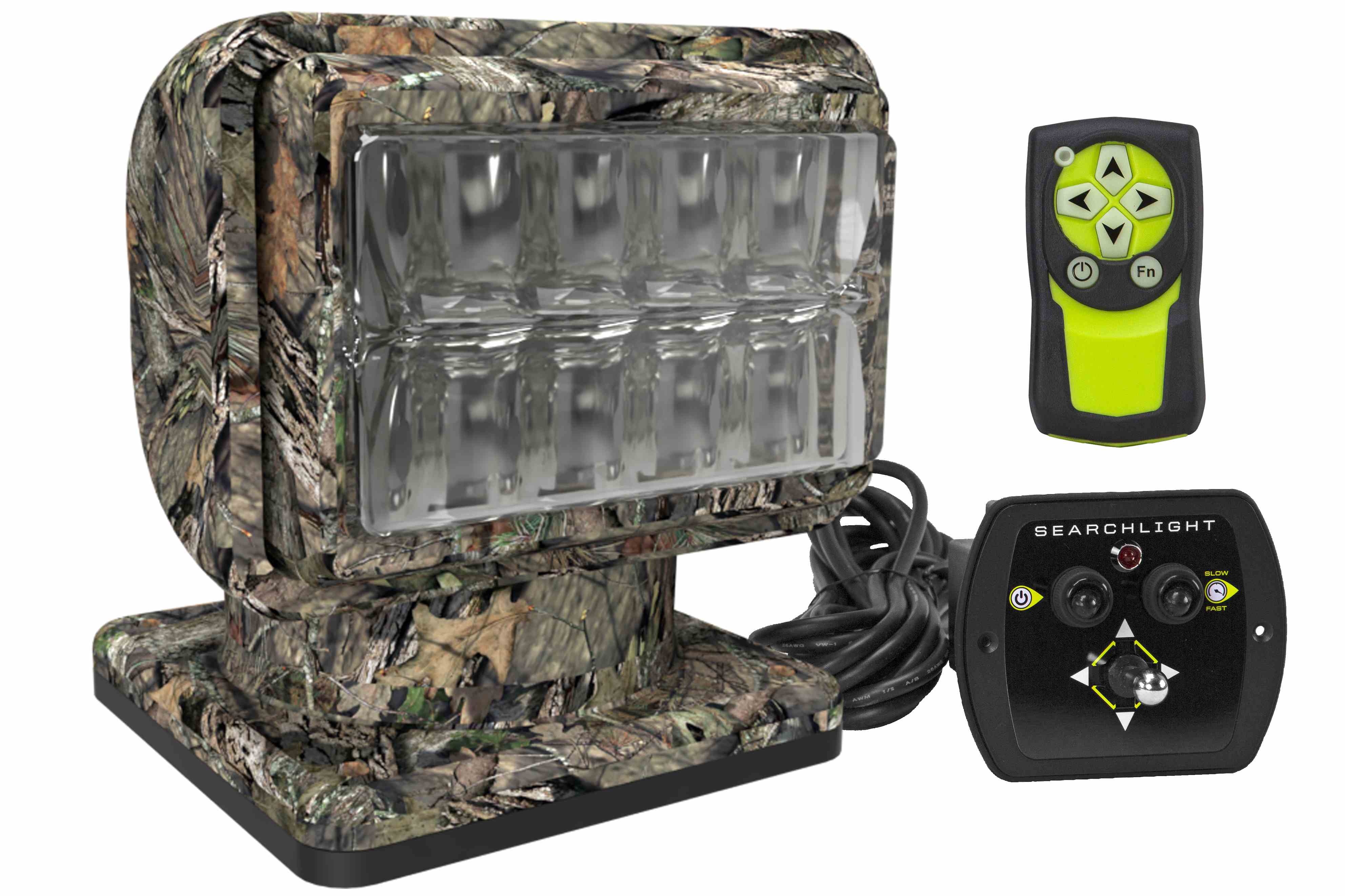 Larson Electronics - Remote Control LED Spotlight - 12-24V DC, 5000 ...