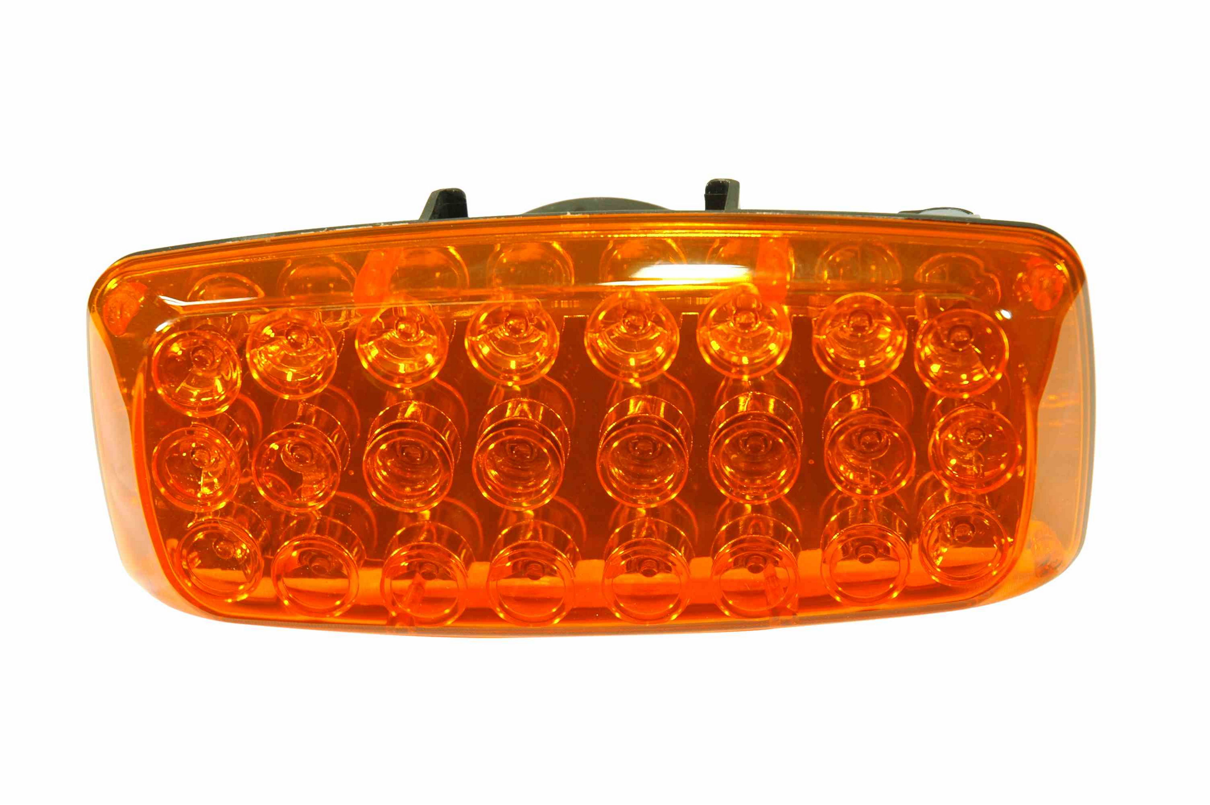 Larson Electronics - Amber LED Strobe Light w/ Back & Base Magnetic ...