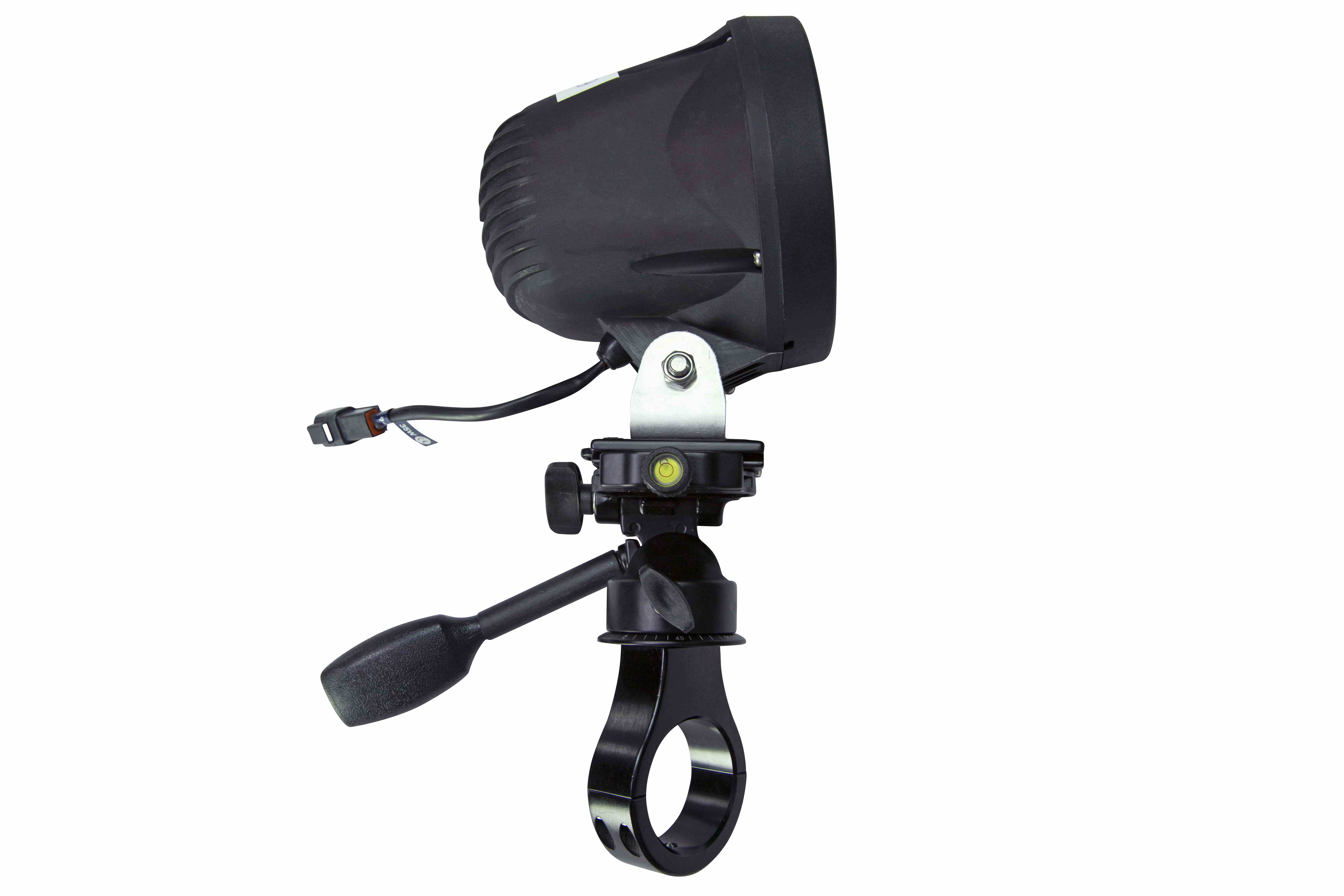 Larson Electronics - 35W HID Spotlight w/ Bar Clamp Pivot Mount - 3200 ...