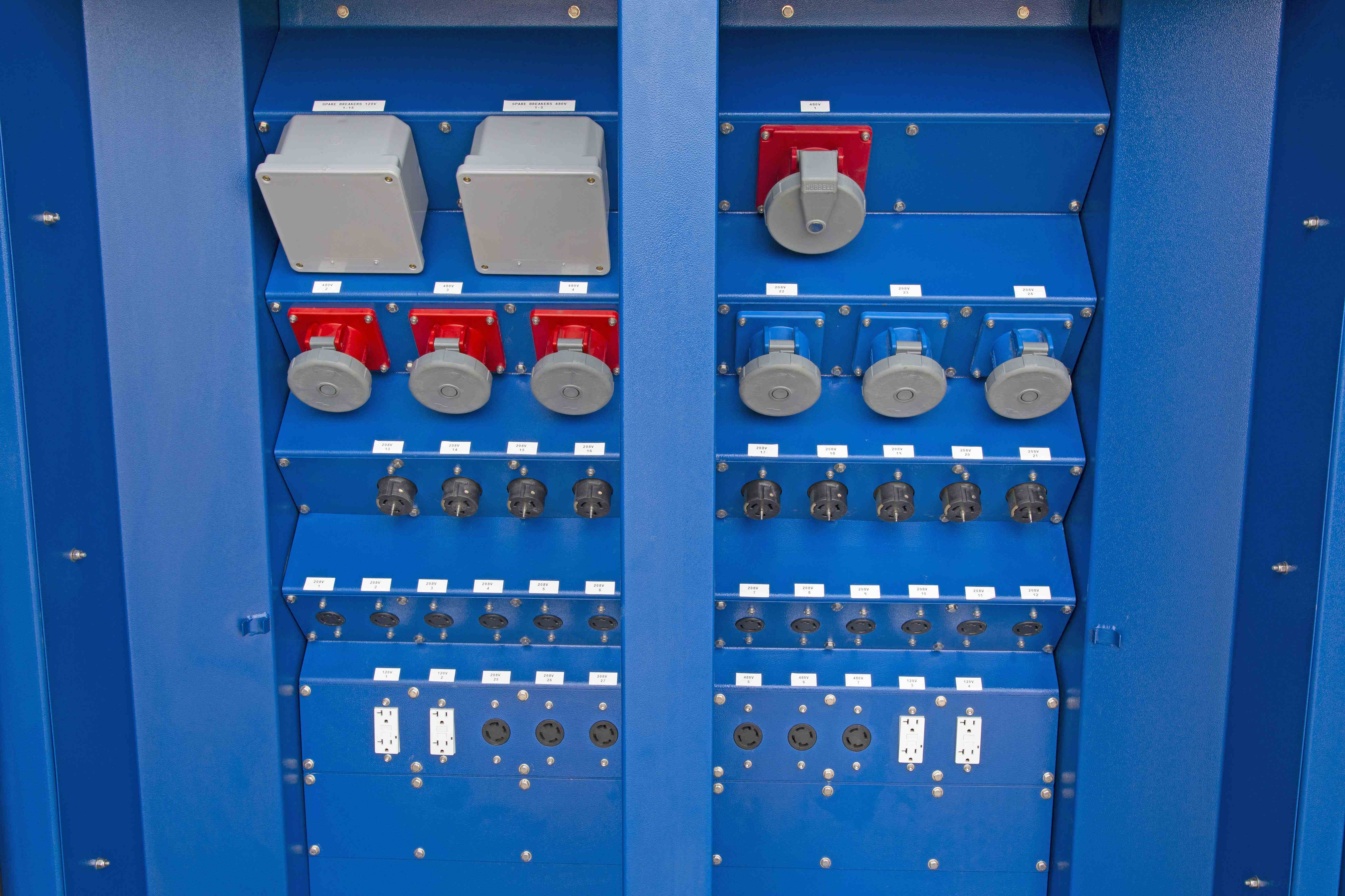 60KVA Portable Power Distribution System - (2) Prim Disconnects (2 ...