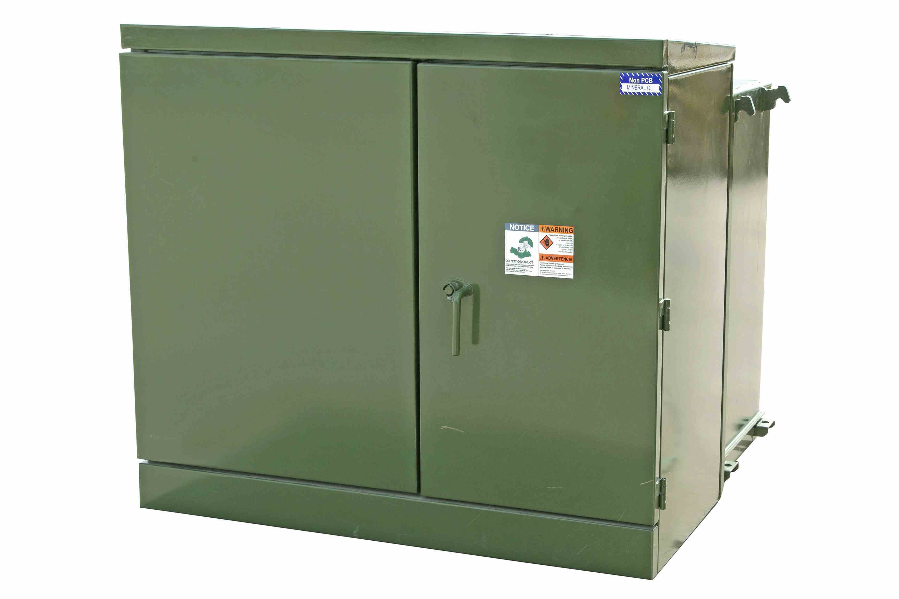 Larson Electronics - 1 MVA Pad Mount Transformer - 13200Y/7620 Grounded ...