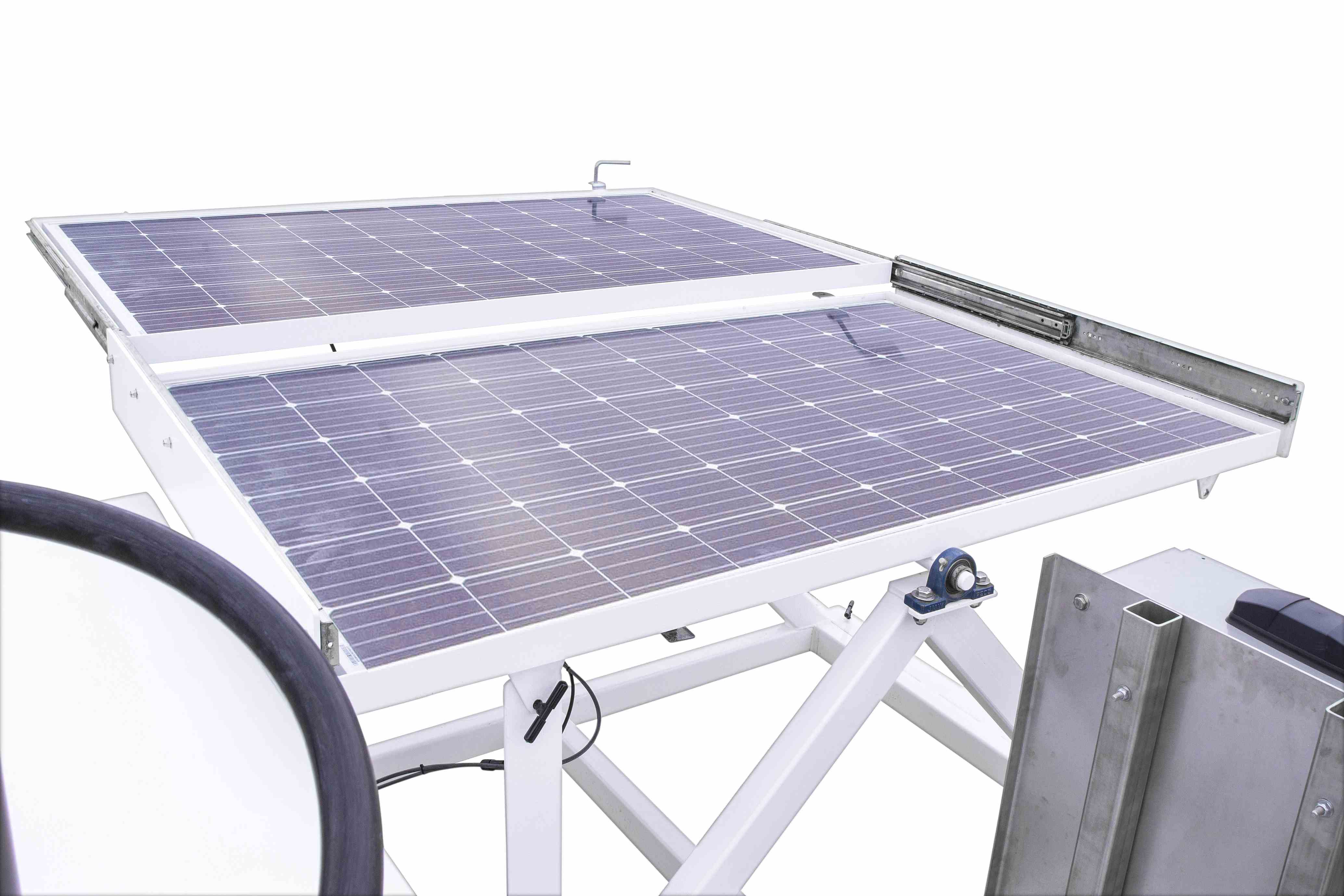 Larson Electronics - *ANNUAL RENTAL* 600W Solar Powered Security Mast ...