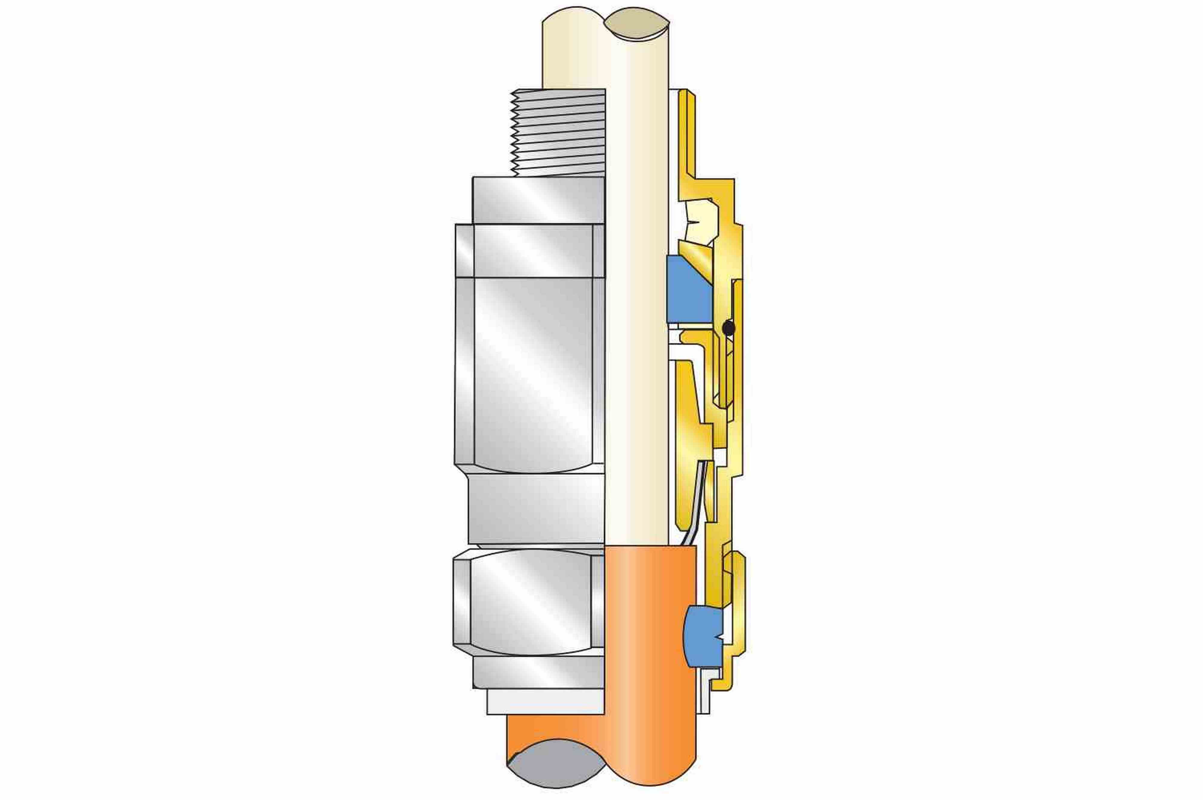 Larson Electronics - Explosion Proof Cable Gland, 1/2