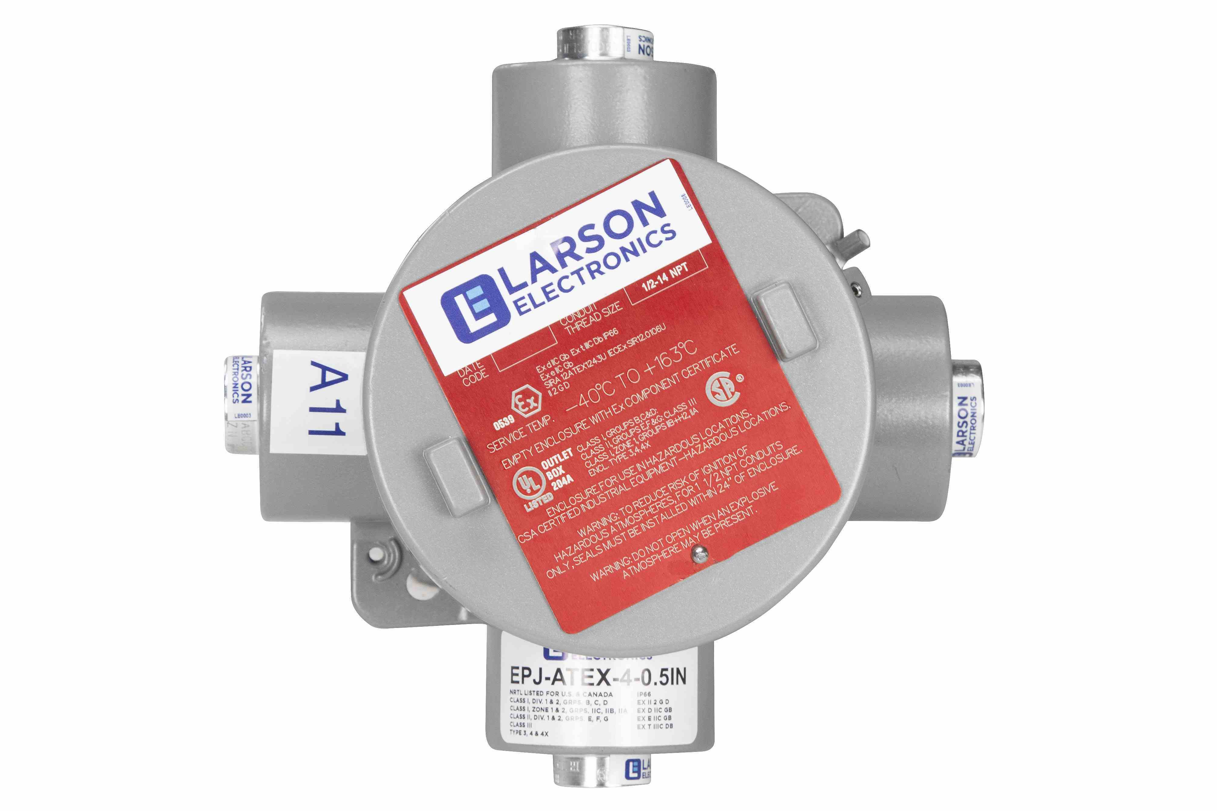 Larson Electronics - Explosion Proof Enclosure - C1D1, C2D1 - Copper ...