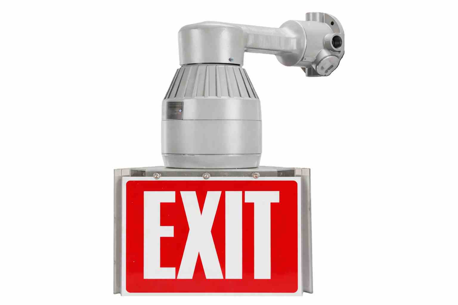 Larson Electronics - 15W Explosion Proof LED Exit Sign - C1D1 - 120 ...