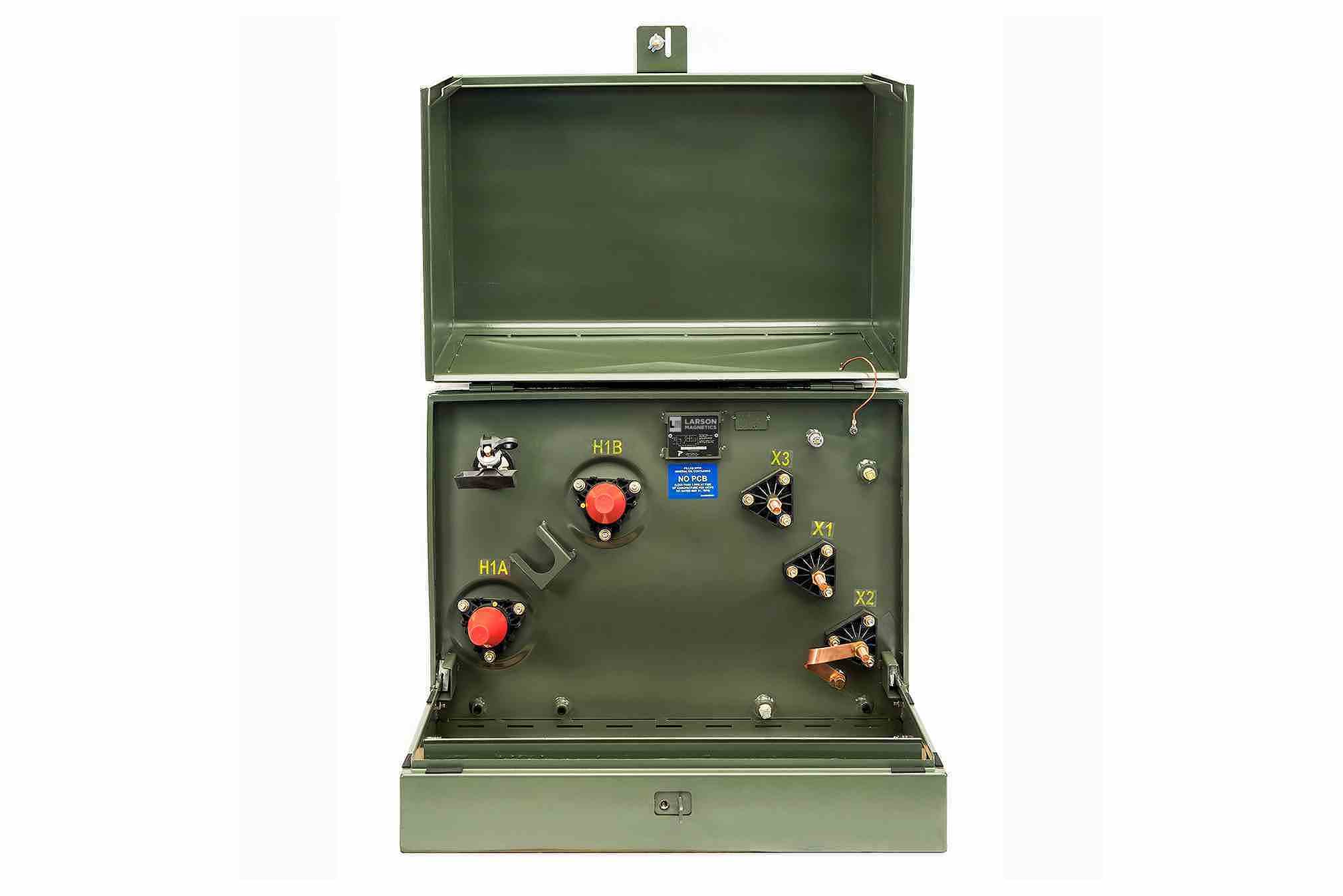 Larson Electronics - 1 MVA Pad Mount Transformer - 12470Y/7200 Grounded ...