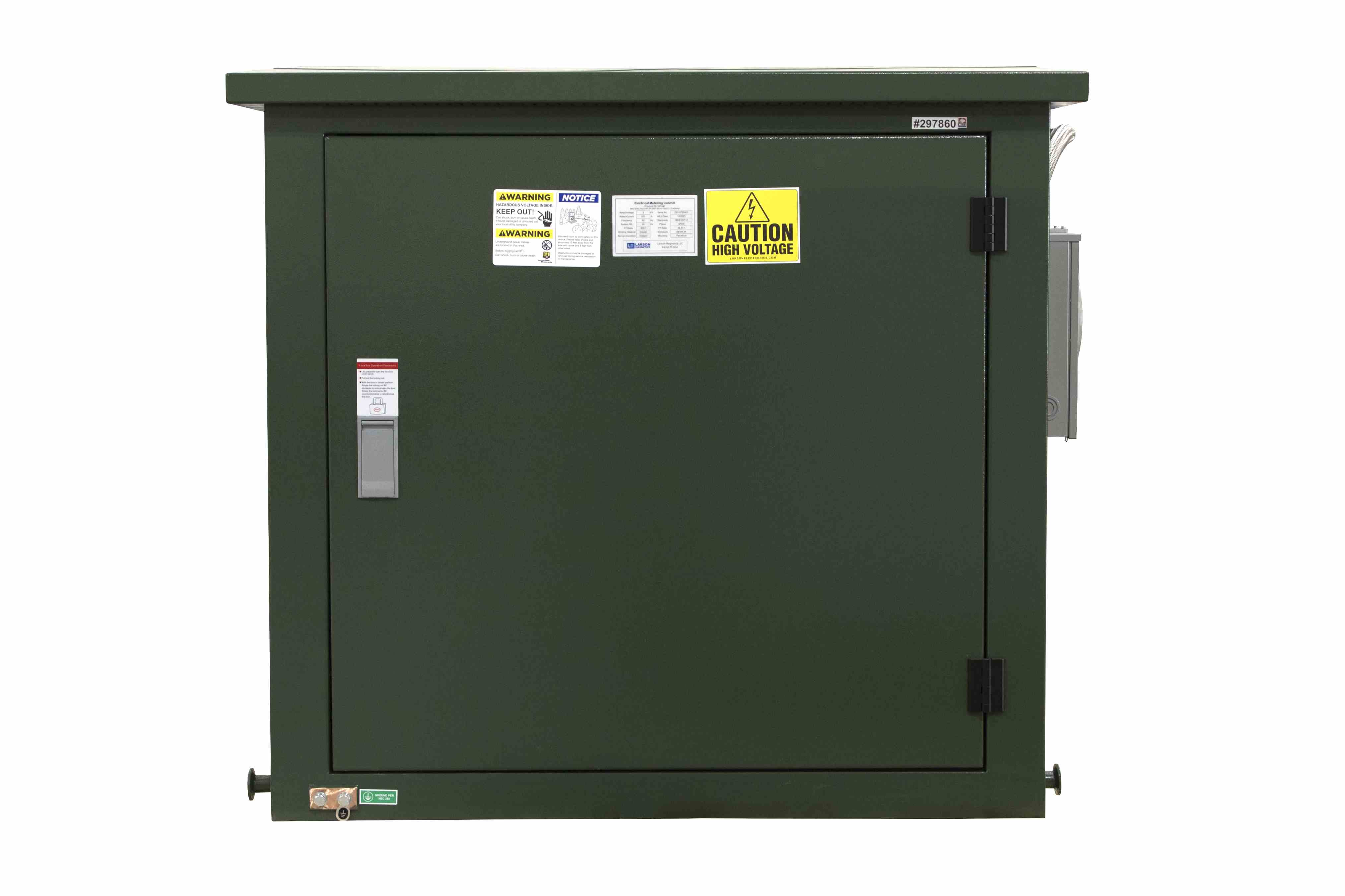 Larson Electronics - 1.2 kV Electrical Metering Cabinet, CT Cabinet - 1 ...