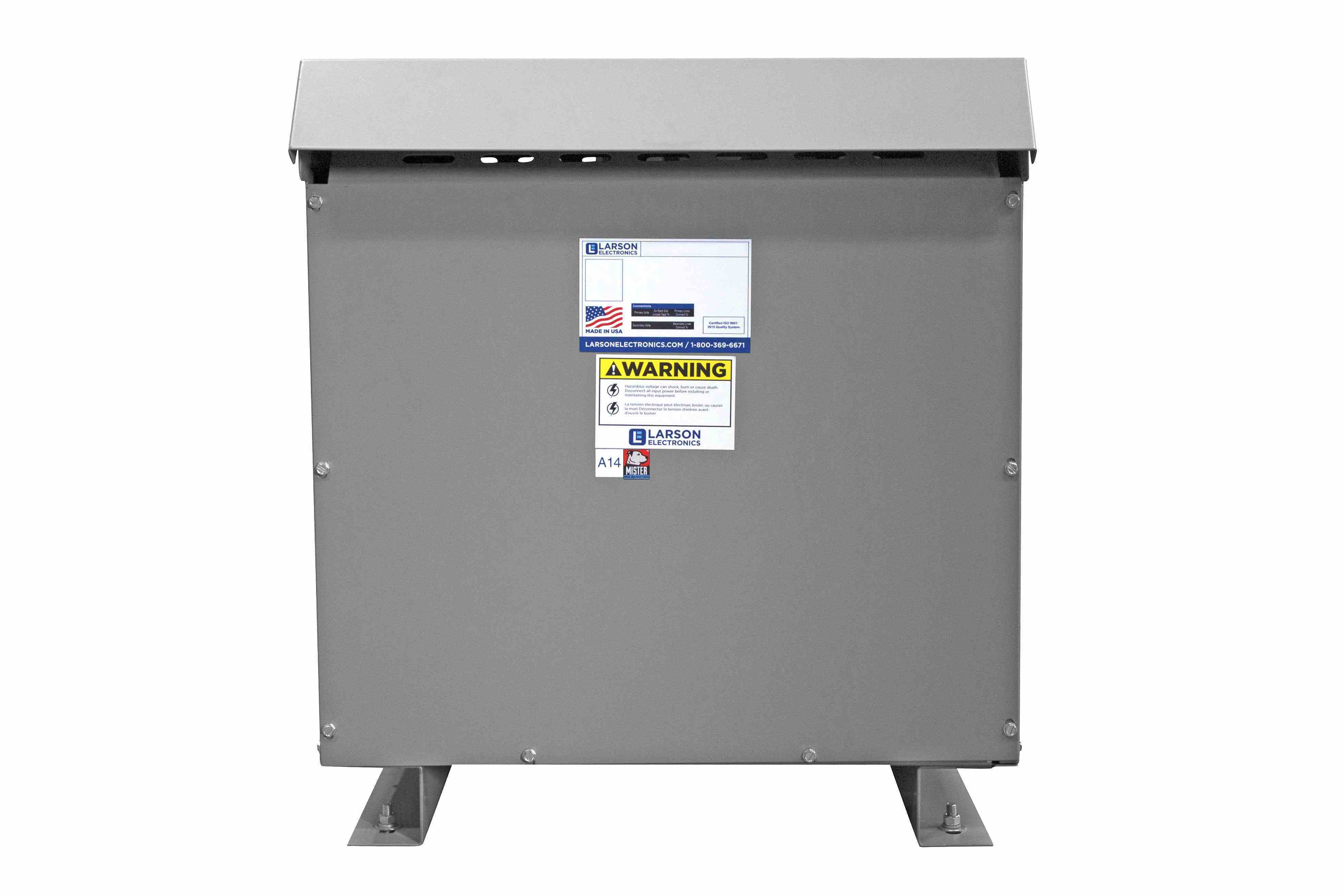 Larson Electronics - 112.5 kVA Isolation Transformer - 480V Delta ...