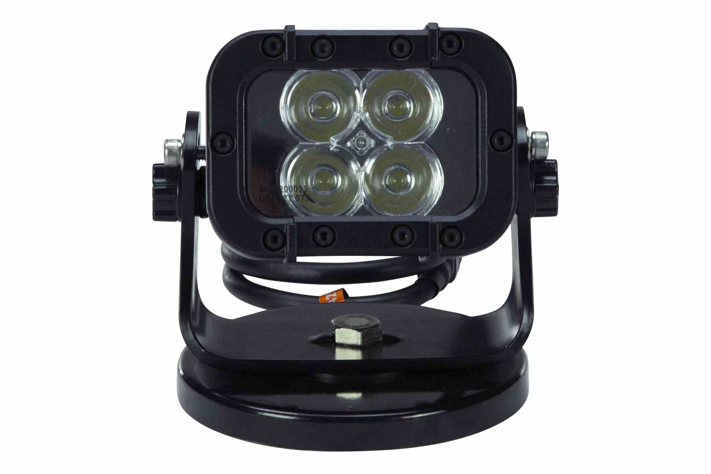 Larson Electronics - LED Machine Light - 200lb. Magnetic Trunnion Mount ...