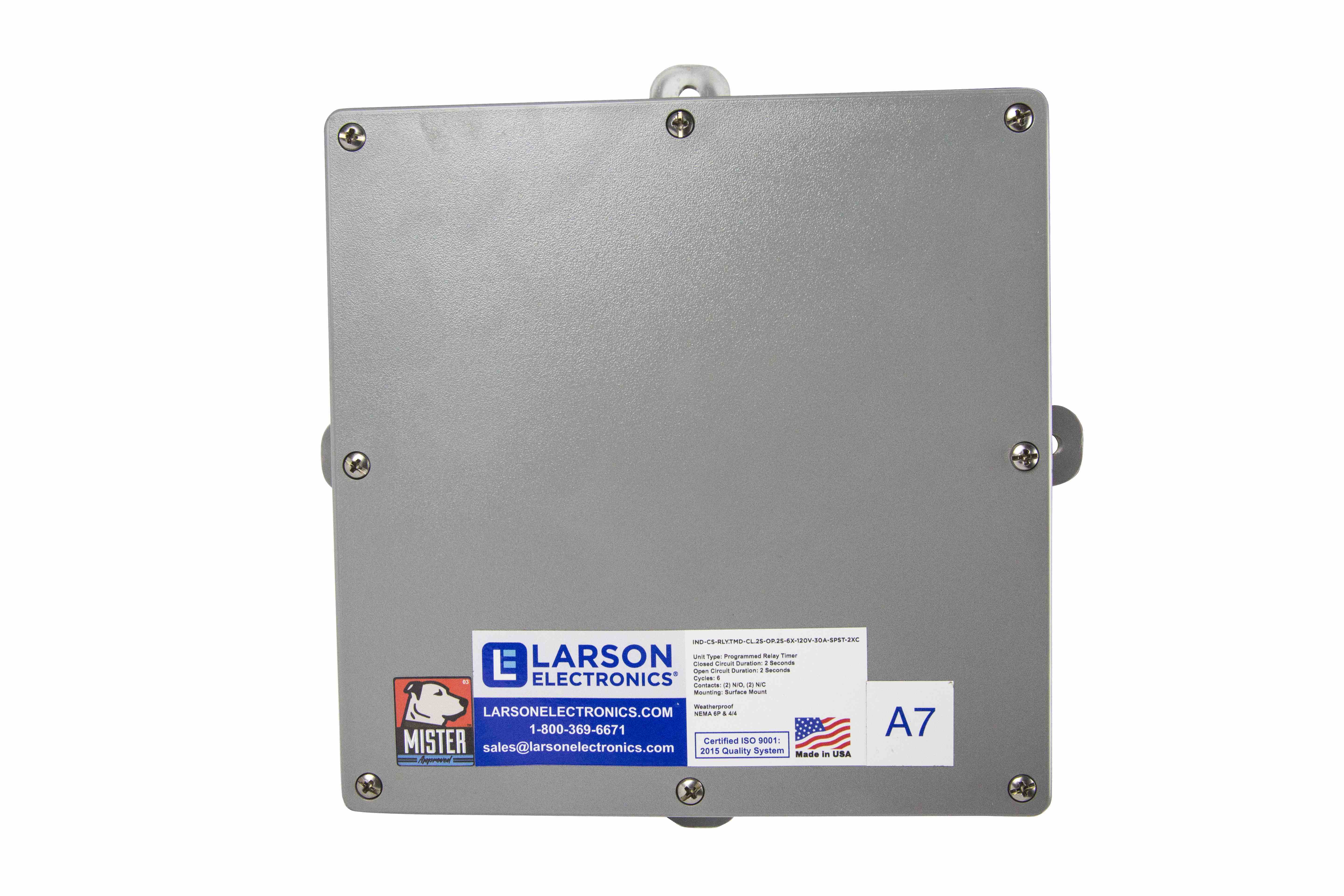 Larson Electronics - Programmed Relay Timer - Weatherproof - Corrosion ...