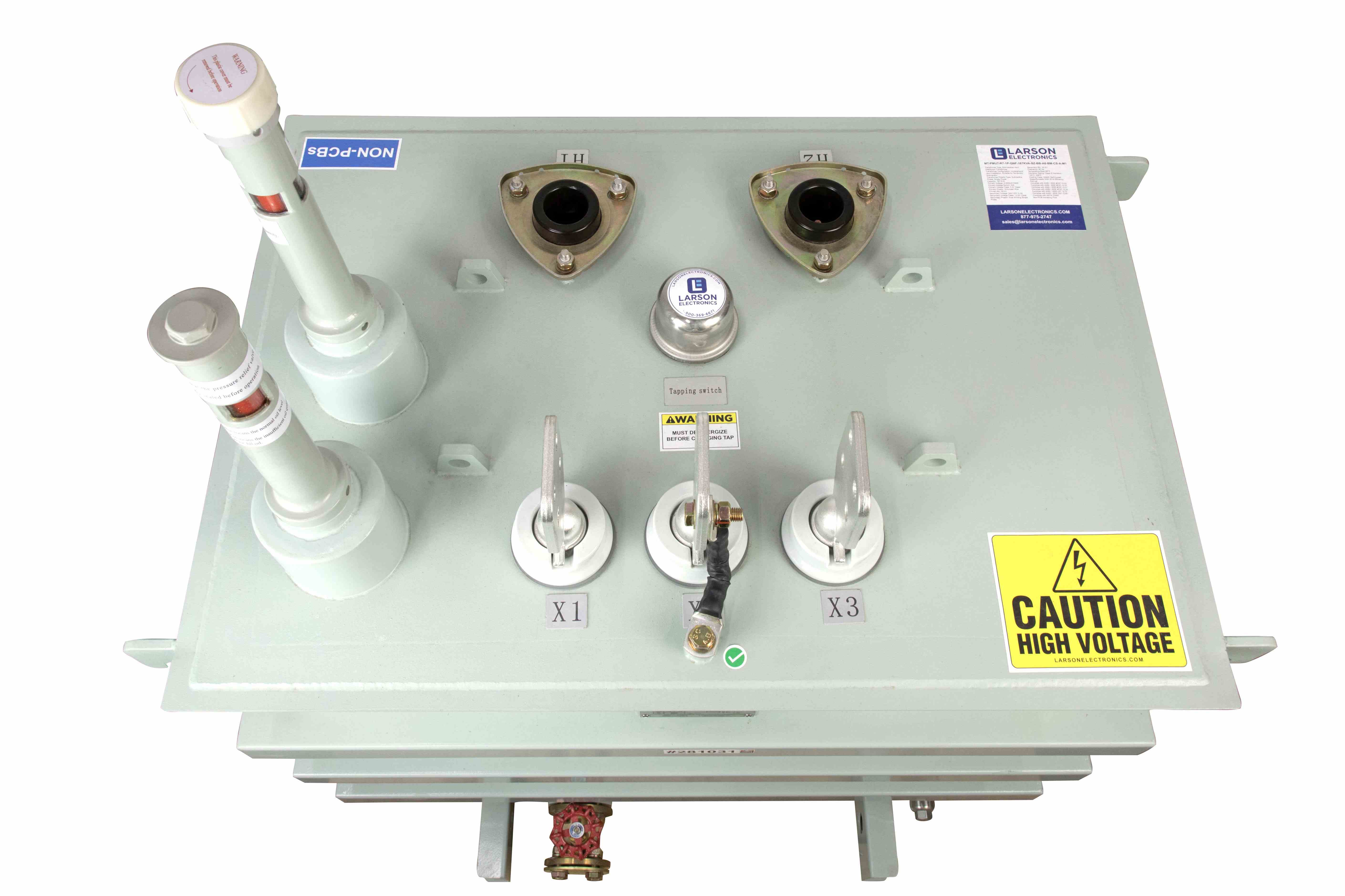Larson Electronics - 25 KVA Submersible Distribution Transformer, Vault ...