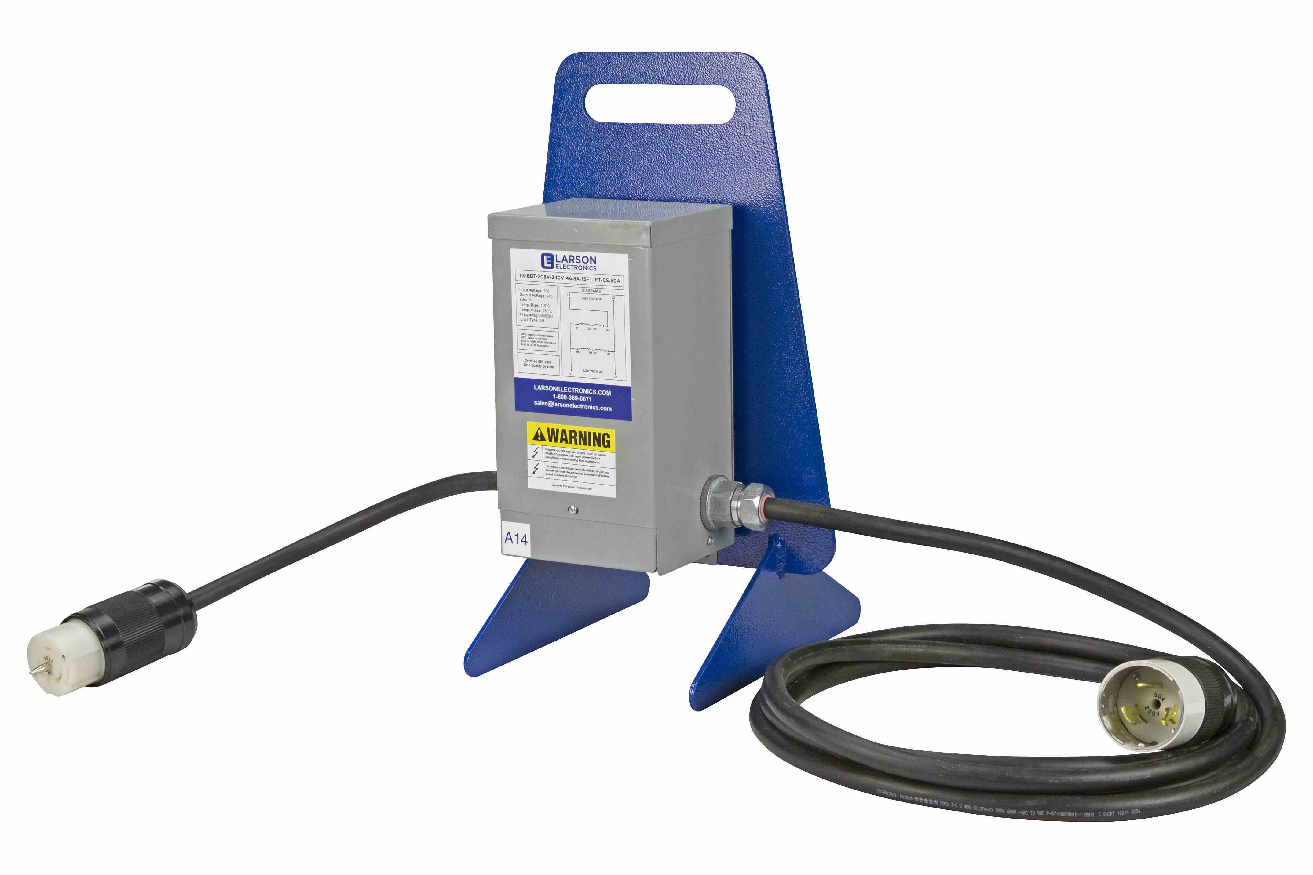 Larson Electronics - Portable 1 Phase Buck/Boost Transformer - 208V ...