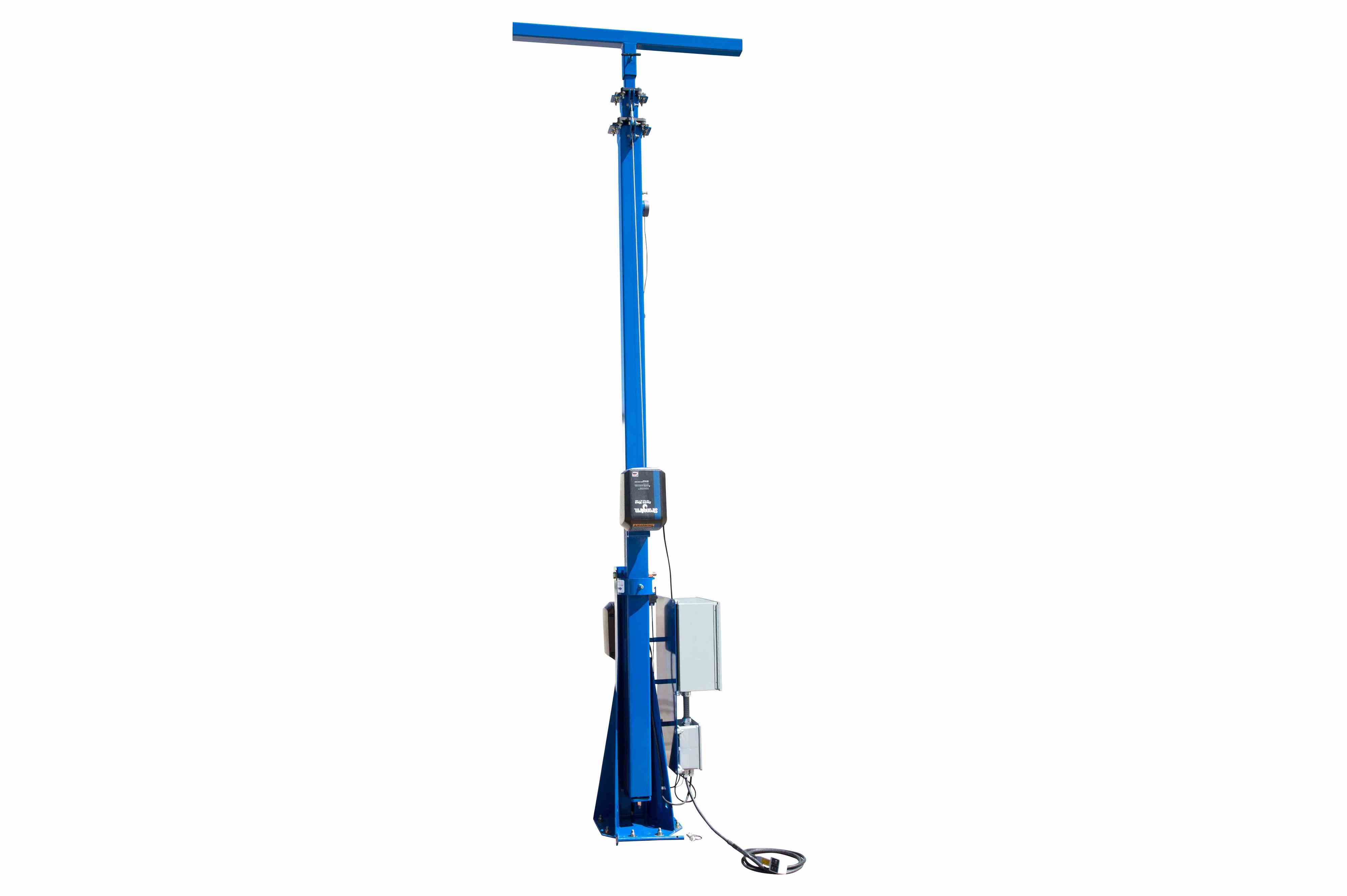 Larson Electronics - 35' Light Mast w/ Electric Winch Operation - 5 ...