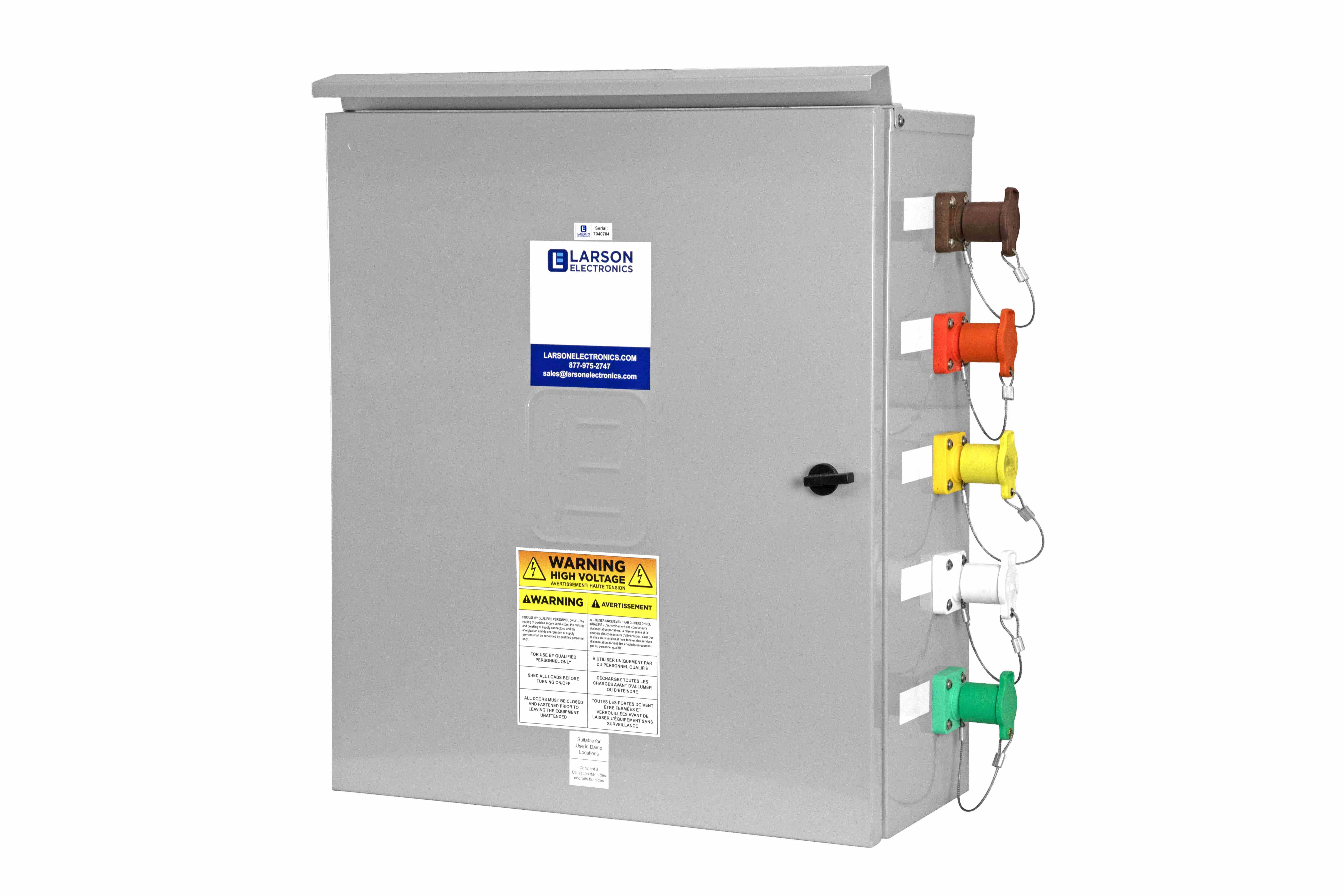 Larson Electronics - 400A Camlock Connection Box, 600Y/347V 3PH, (1 Set ...