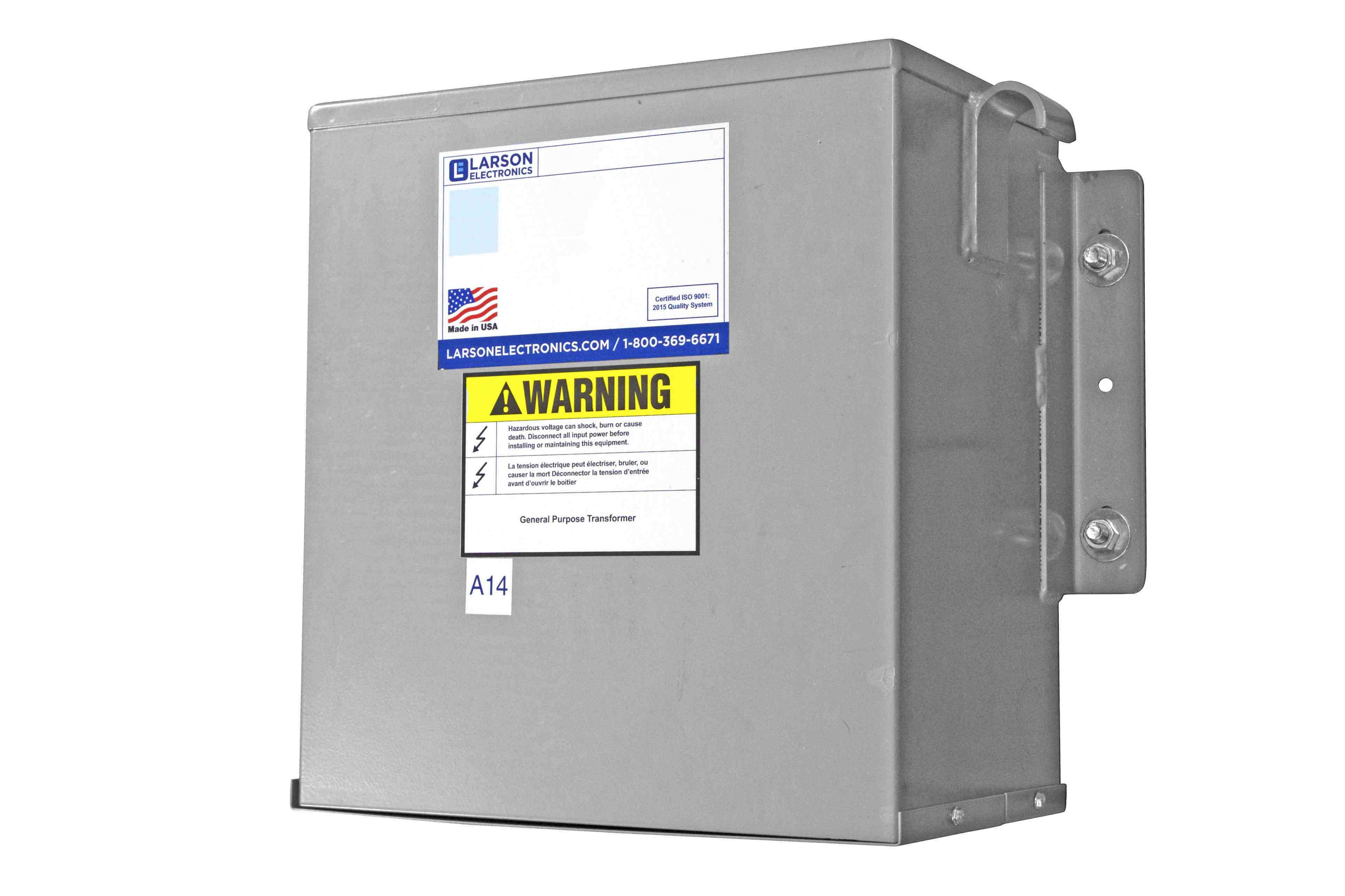 Larson Electronics - 10 kVA Distribution Transformer - 600V Primary ...