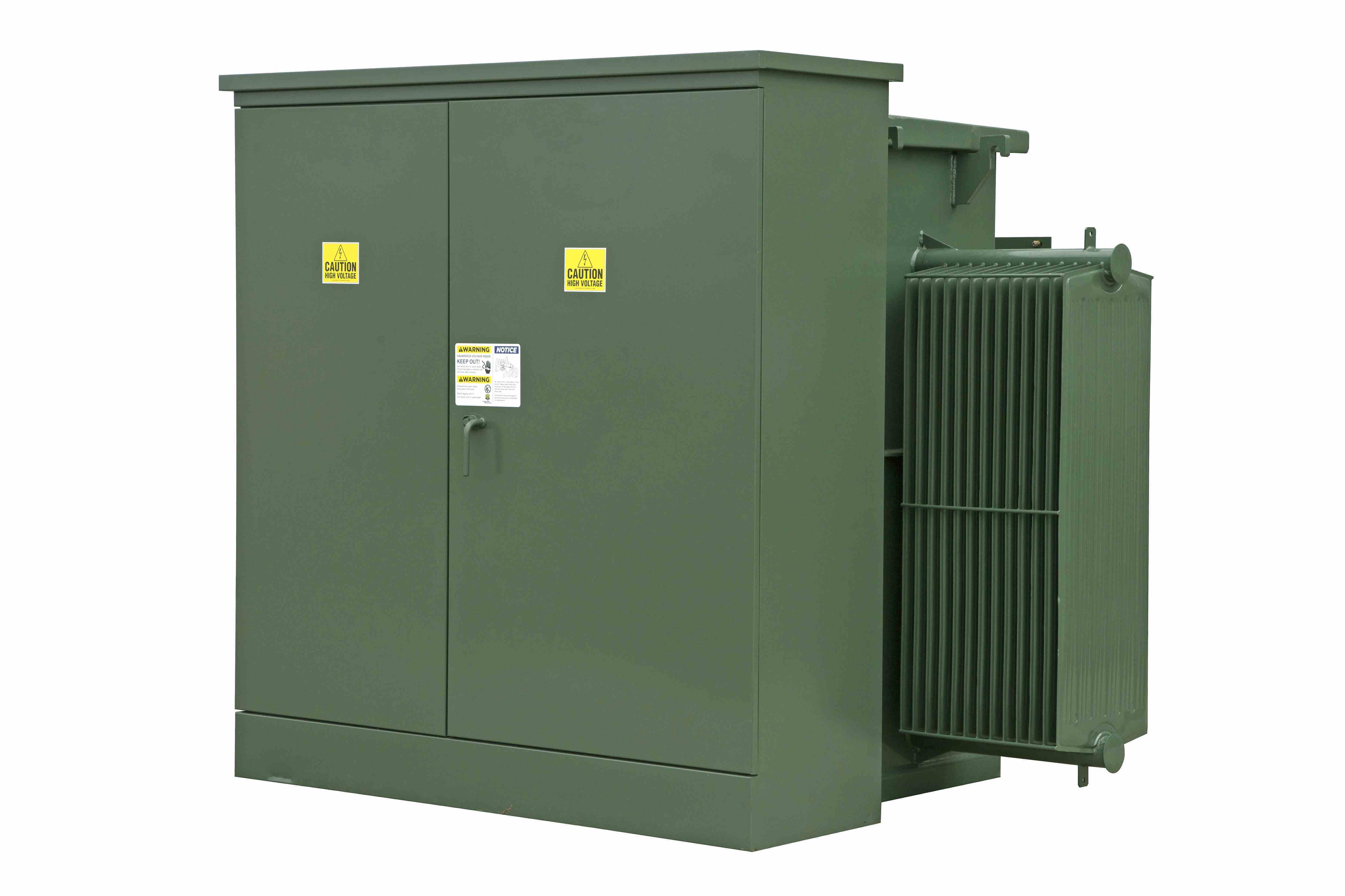 Larson Electronics - 3 MVA Pad Mount Transformer - 34500V Delta Primary ...