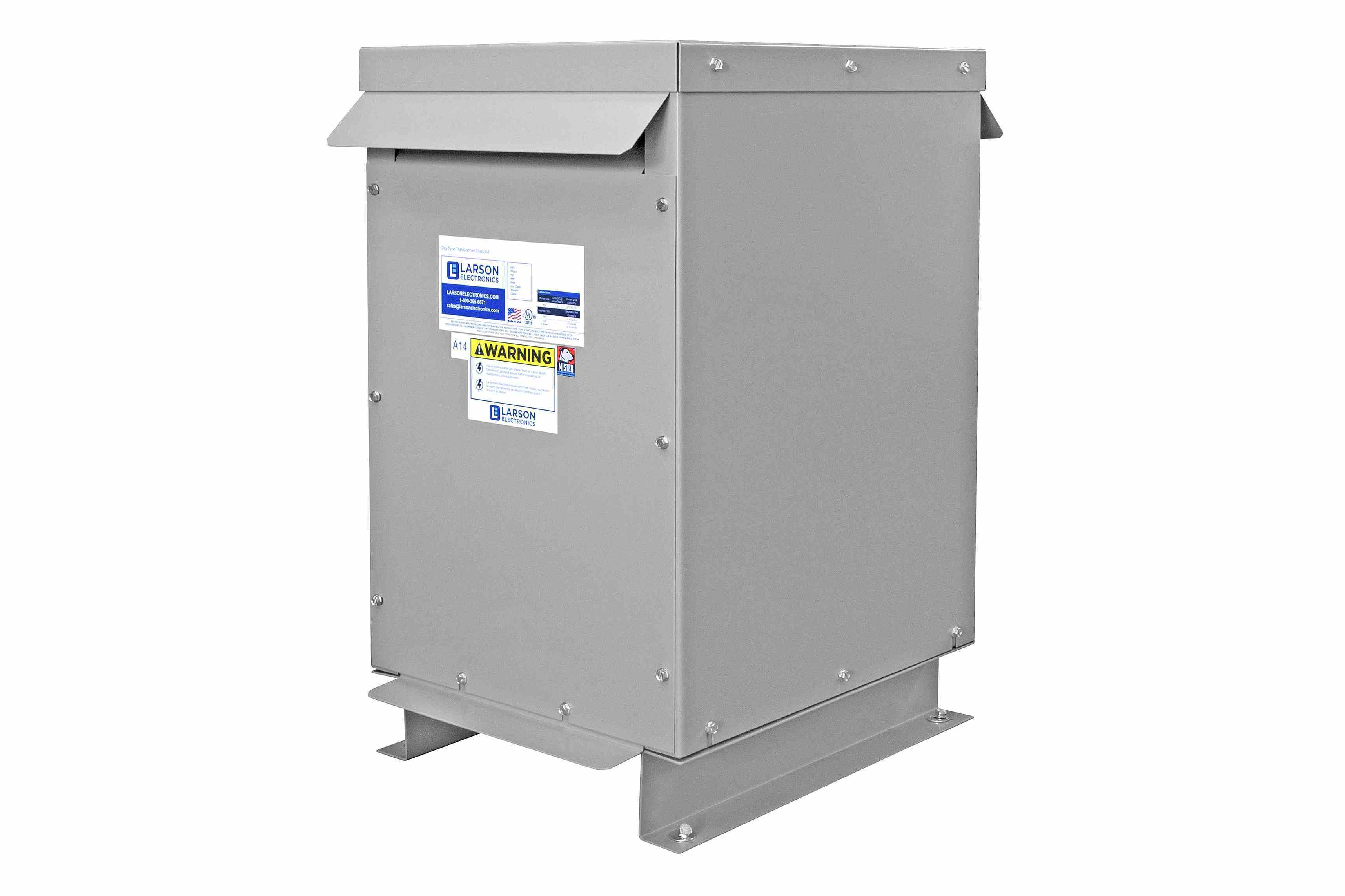 Larson Electronics - 1000 kVA 3PH DOE Transformer, 480V Delta Primary ...