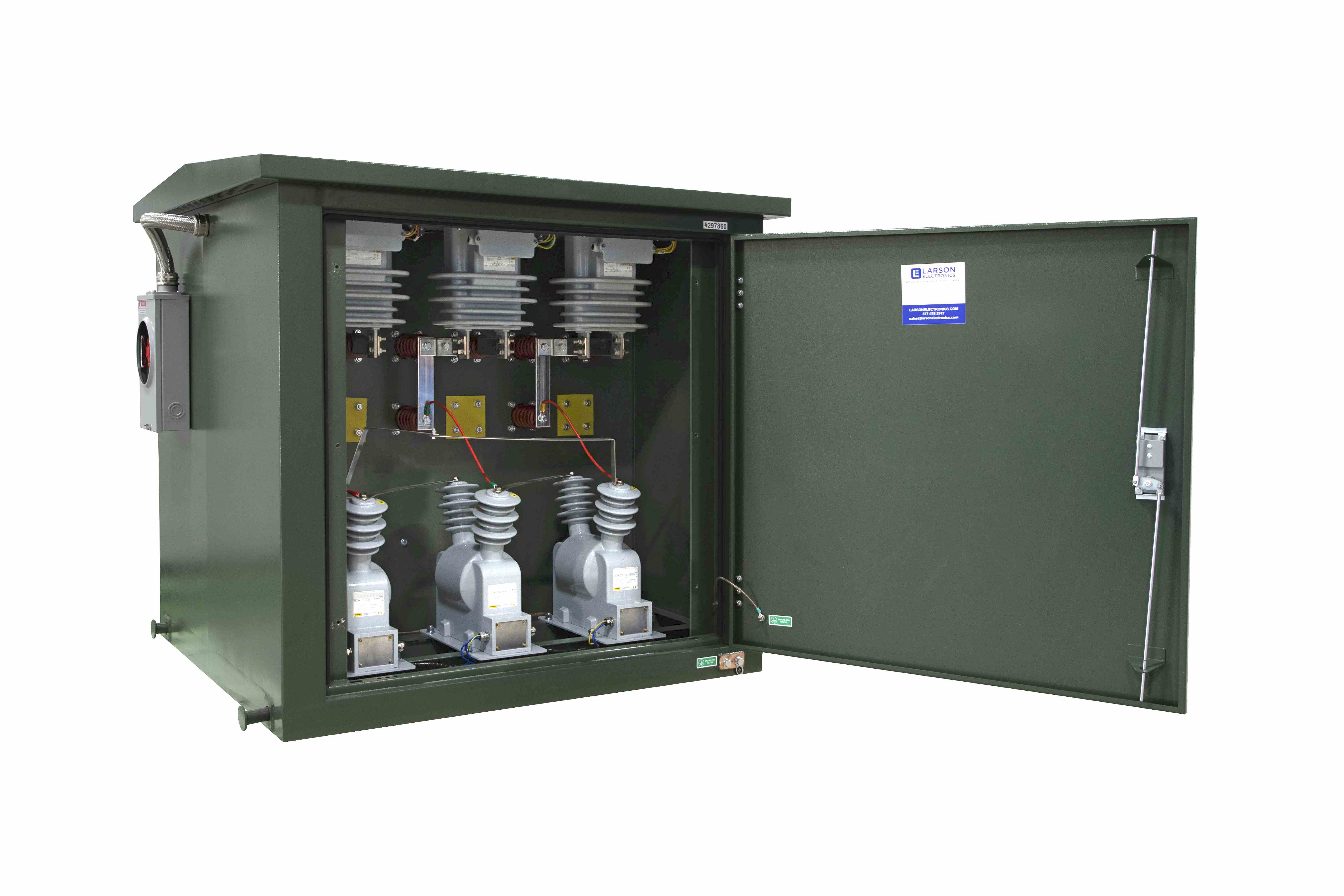 Larson Electronics - 15 kV Primary Electrical Metering Cabinet, CT/PT ...