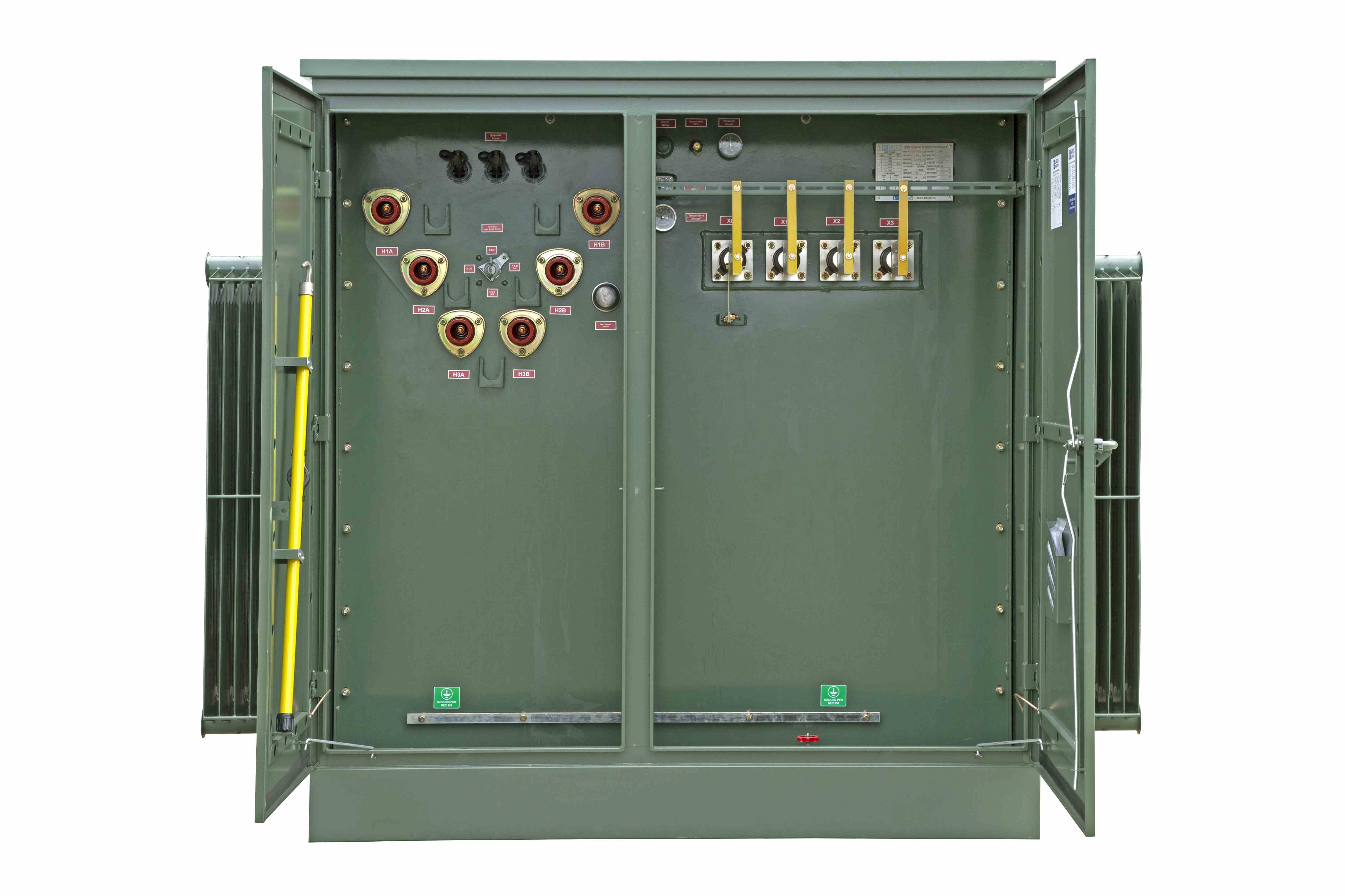 Larson Electronics - 3.75 MVA Pad Mount Transformer - 12470Y/7200 ...