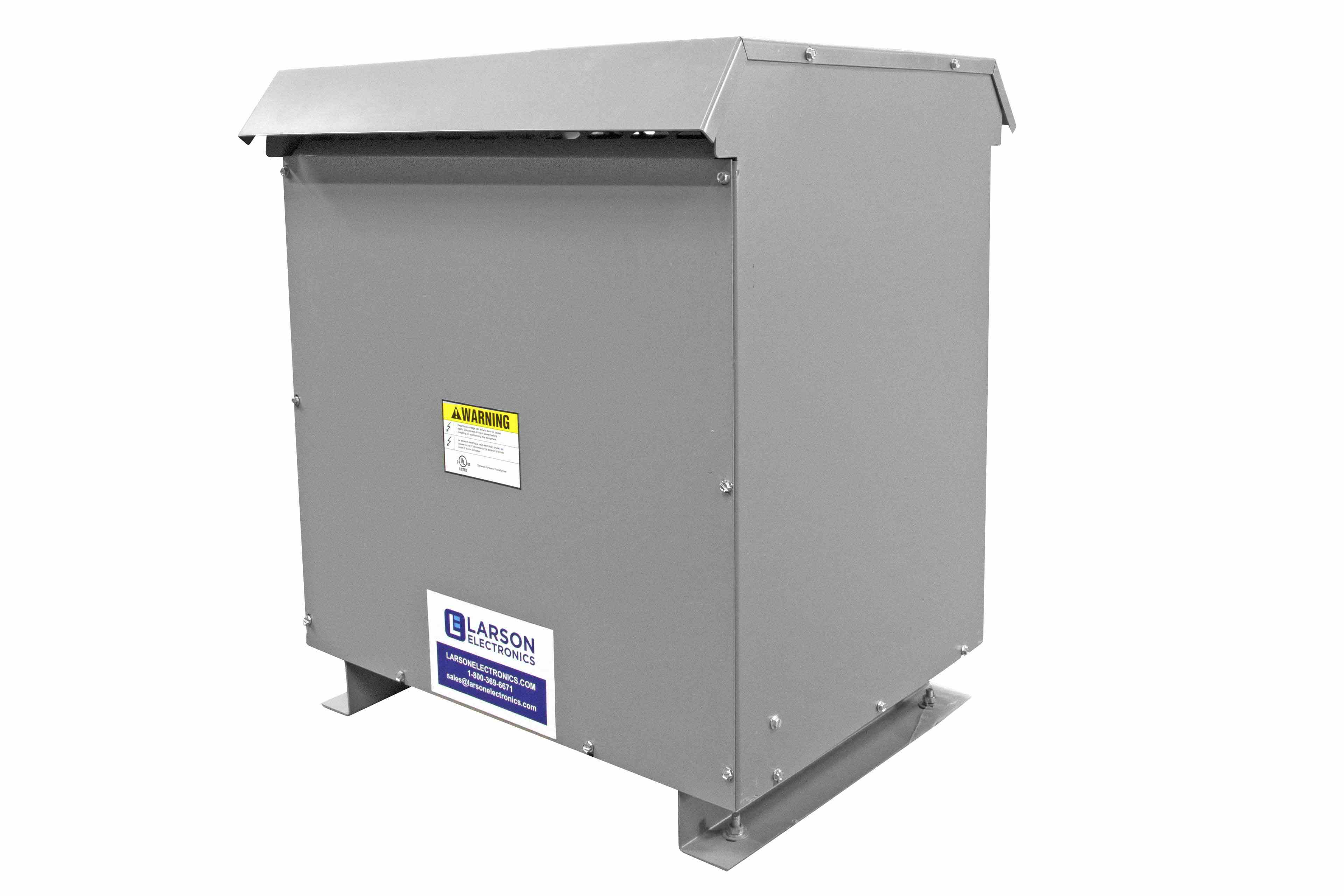 Larson Electronics - 75 kVA Isolation Transformer - 480V Delta Primary ...
