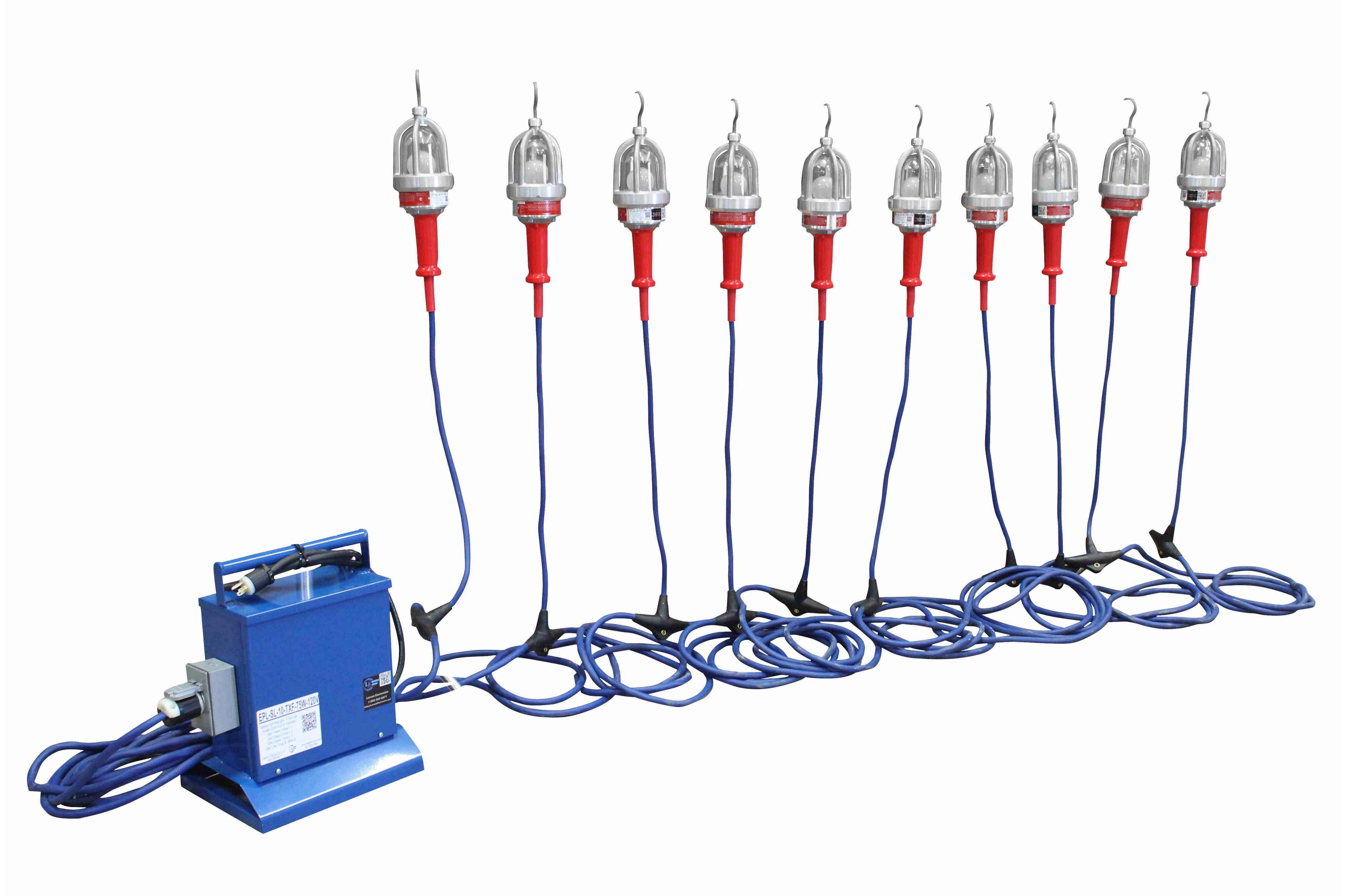 Larson Electronics - *RENTAL*Explosion Proof String Light-10 Drop ...