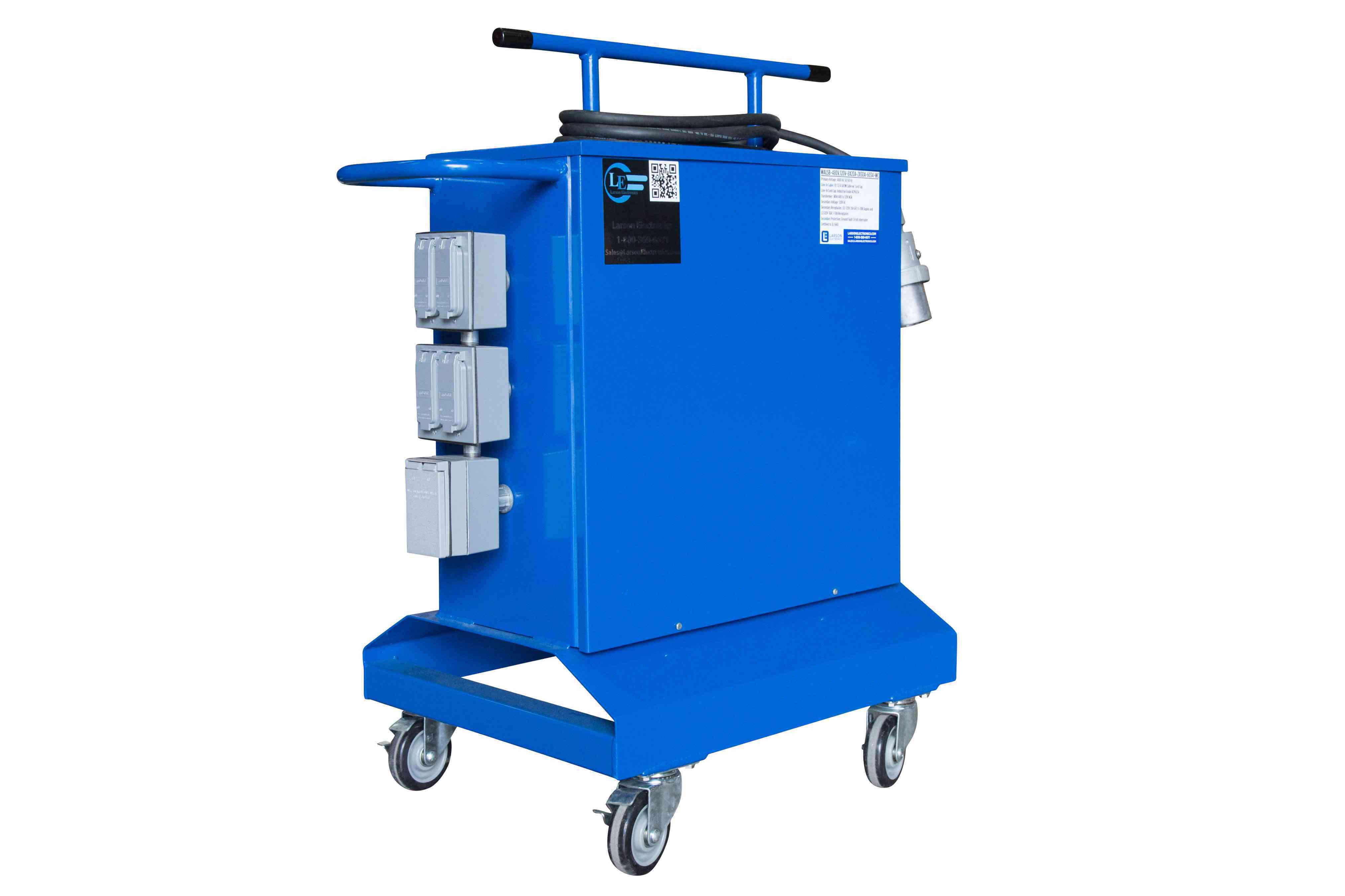 Larson Electronics - 4 KVA Portable Power Distribution, 480V 3PH - 120V ...