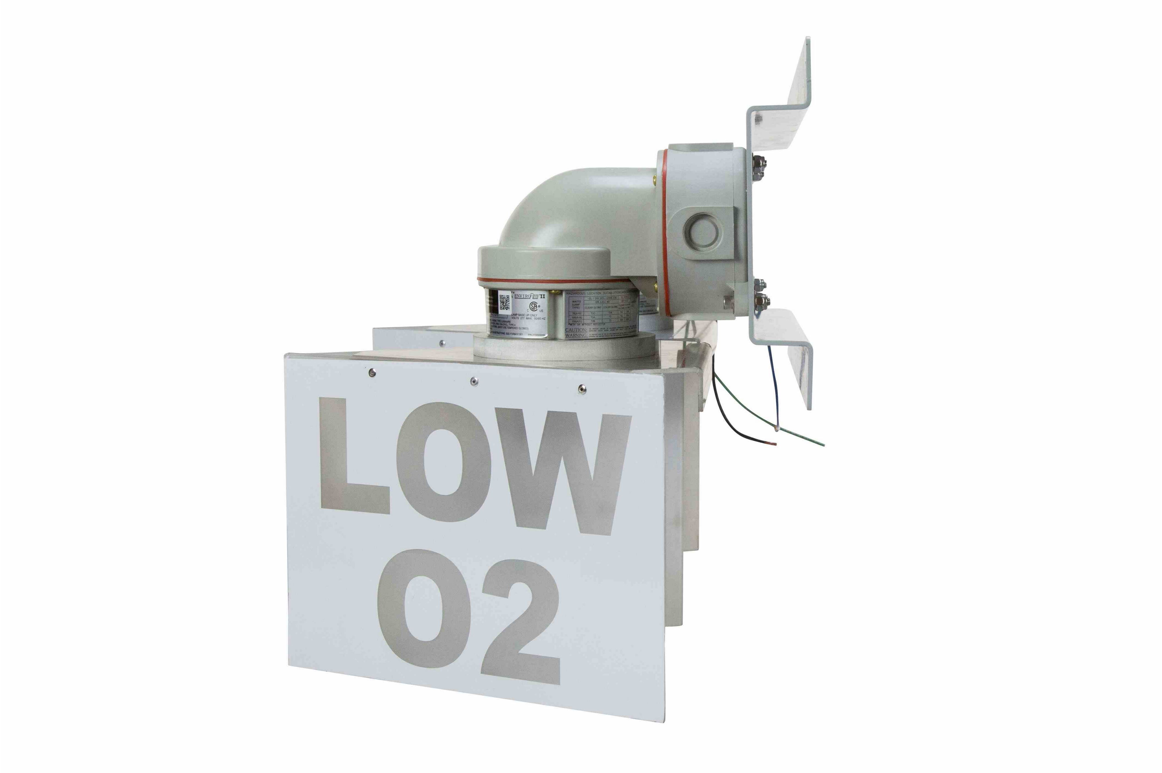 Larson Electronics - Class 1 Div 2 LED Oxygen Level Warning Sign Light ...