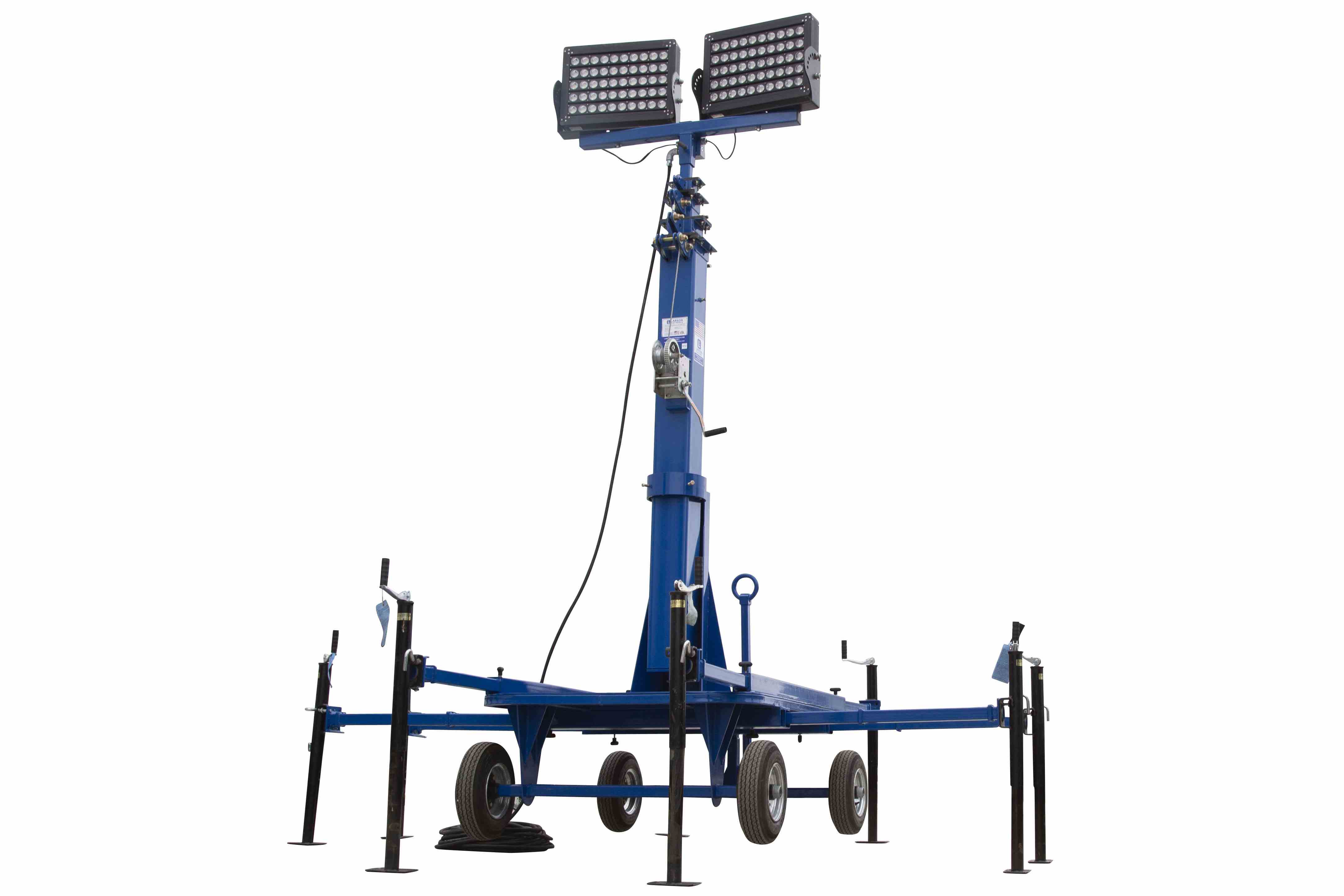 Larson Electronics - Non-Towable Light Tower w/ Wheels - 9-30' - (2 ...