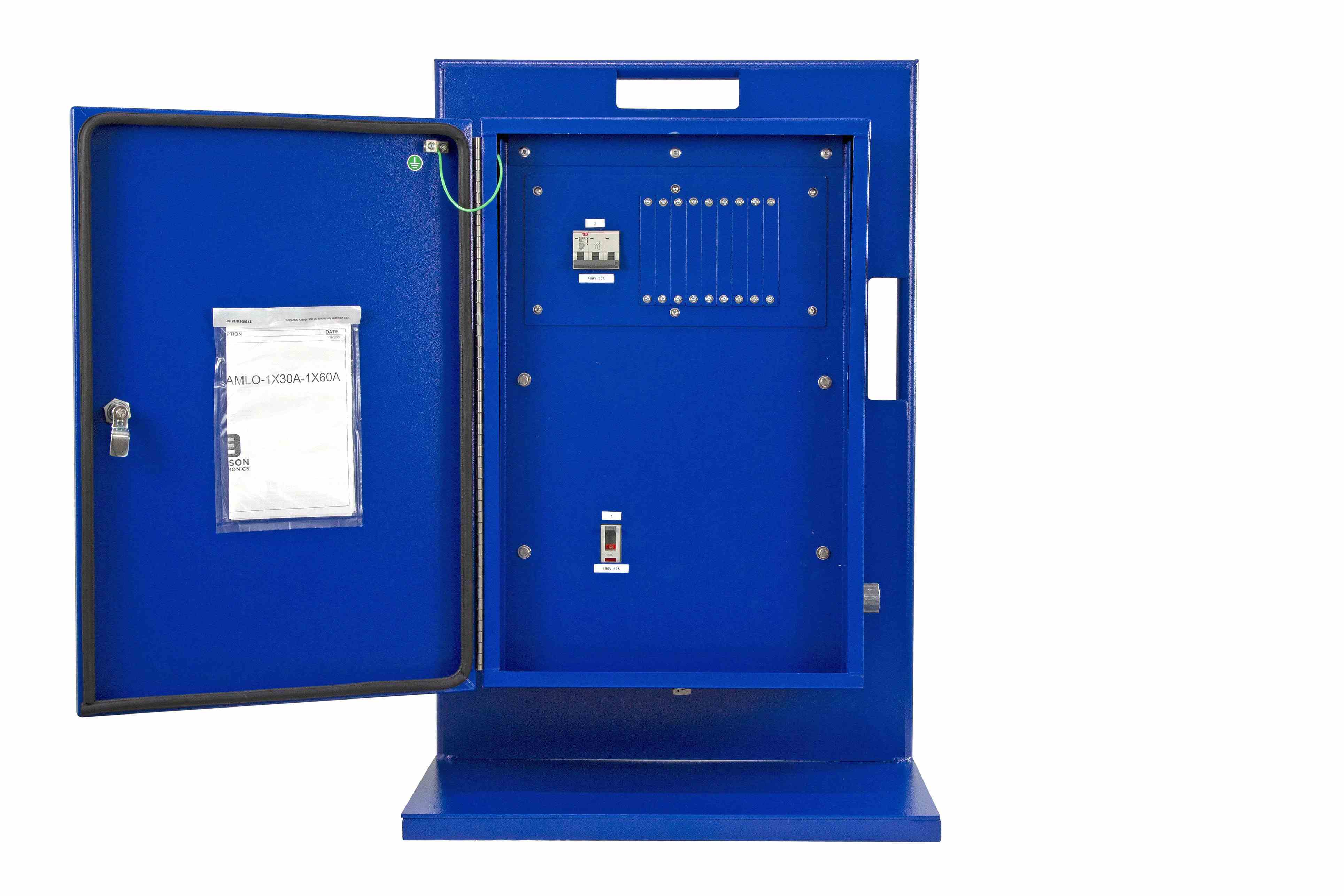 Larson Electronics - Portable Power Distribution Panel, 1500V DC, 2000A ...