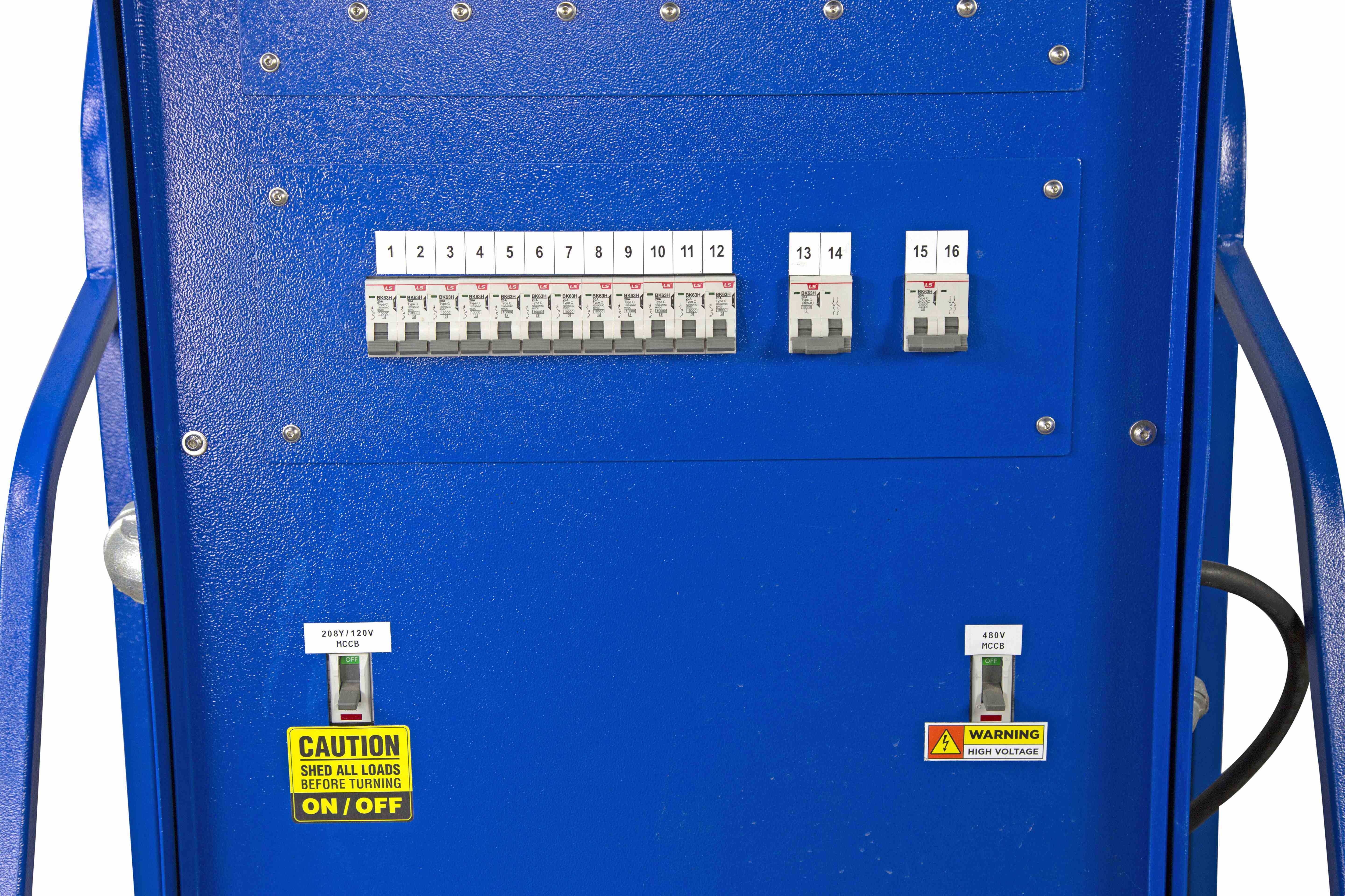 Larson Electronics - 30 KVA Portable Distribution Cart, 208Y/120V-480V ...
