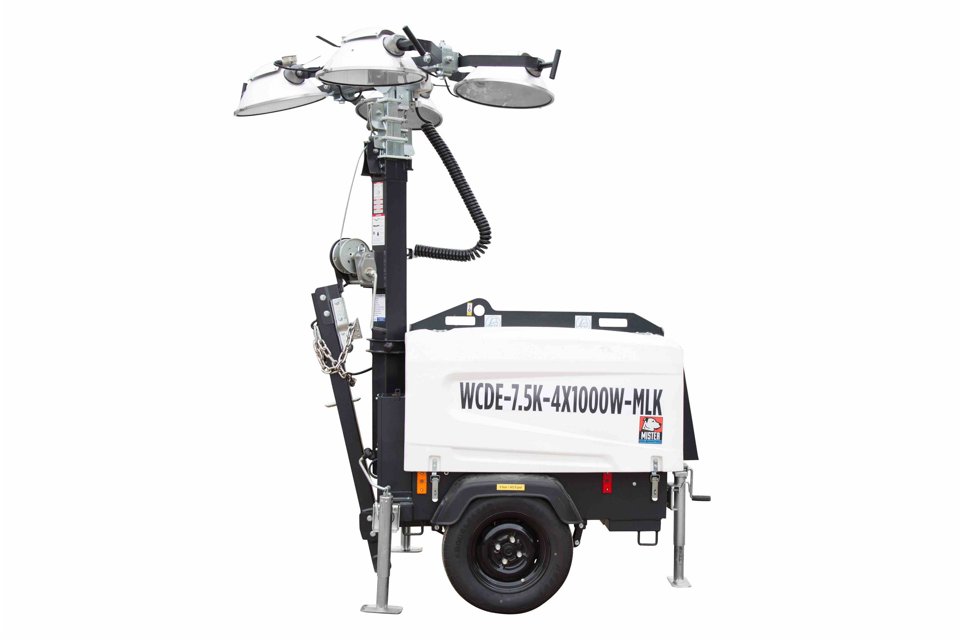 Larson Electronics - 25' Mobile Light Tower with Diesel Engine ...