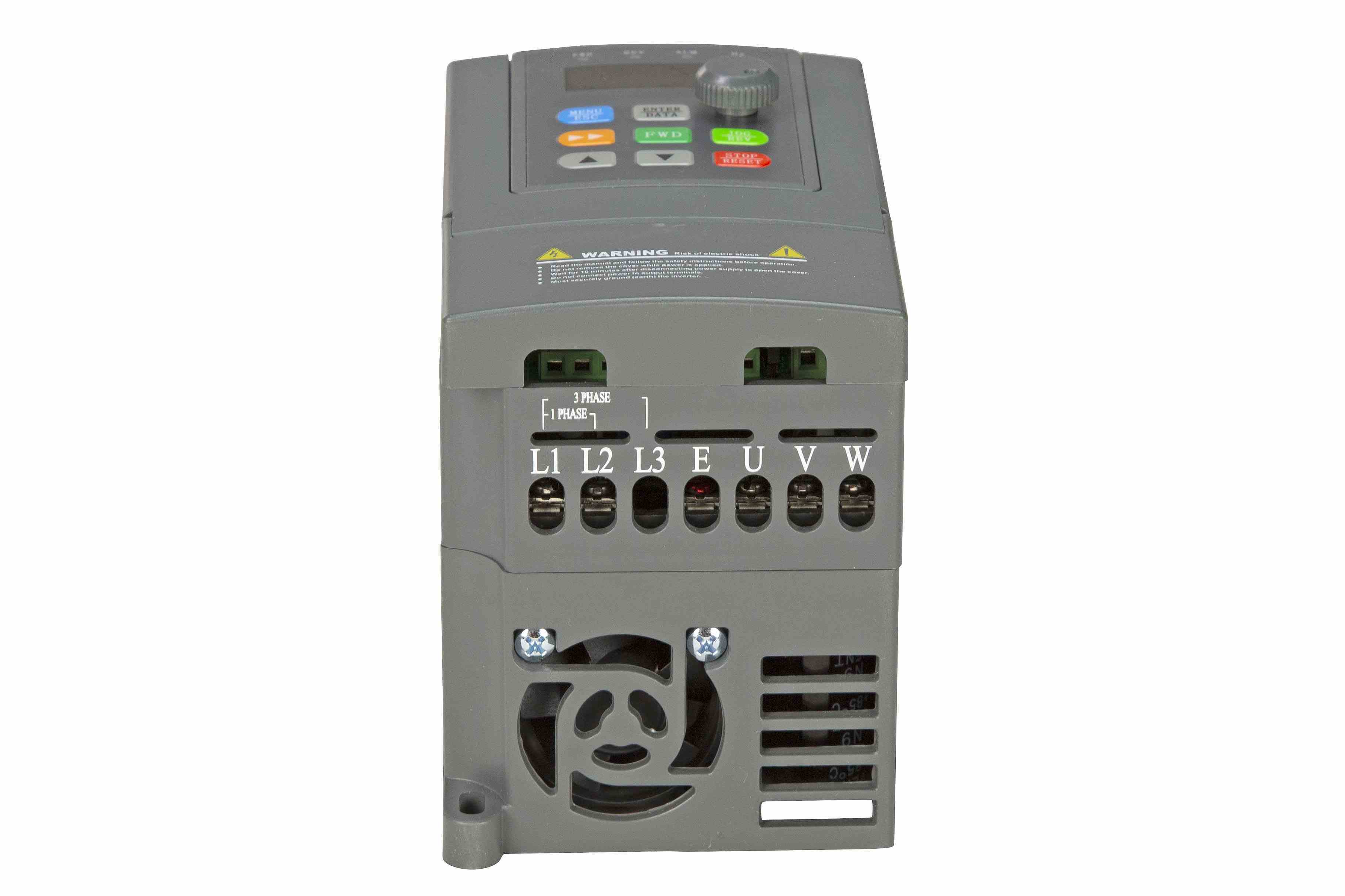 Larson Electronics - 1/2HP VFD Phase Converter - 120V AC 1PH Input/3PH ...