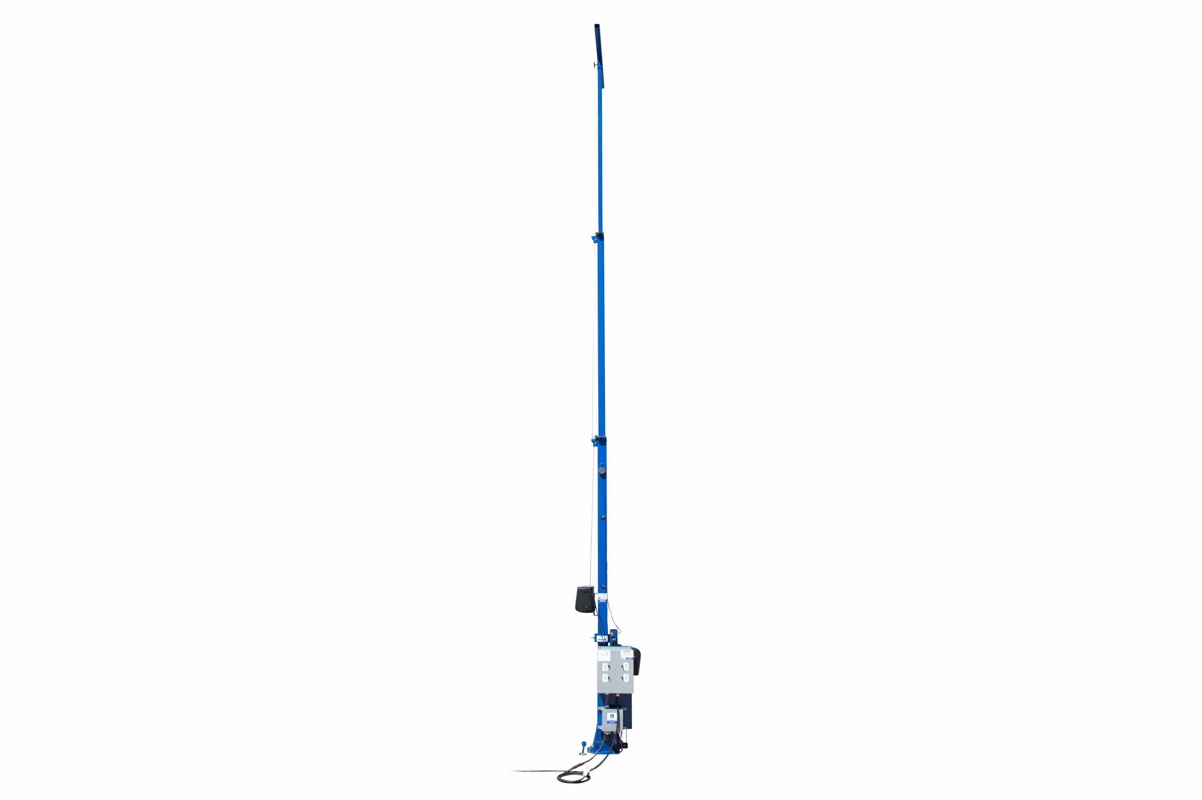 Larson Electronics - 35' Light Mast w/ Electric Winch Operation - 5 ...