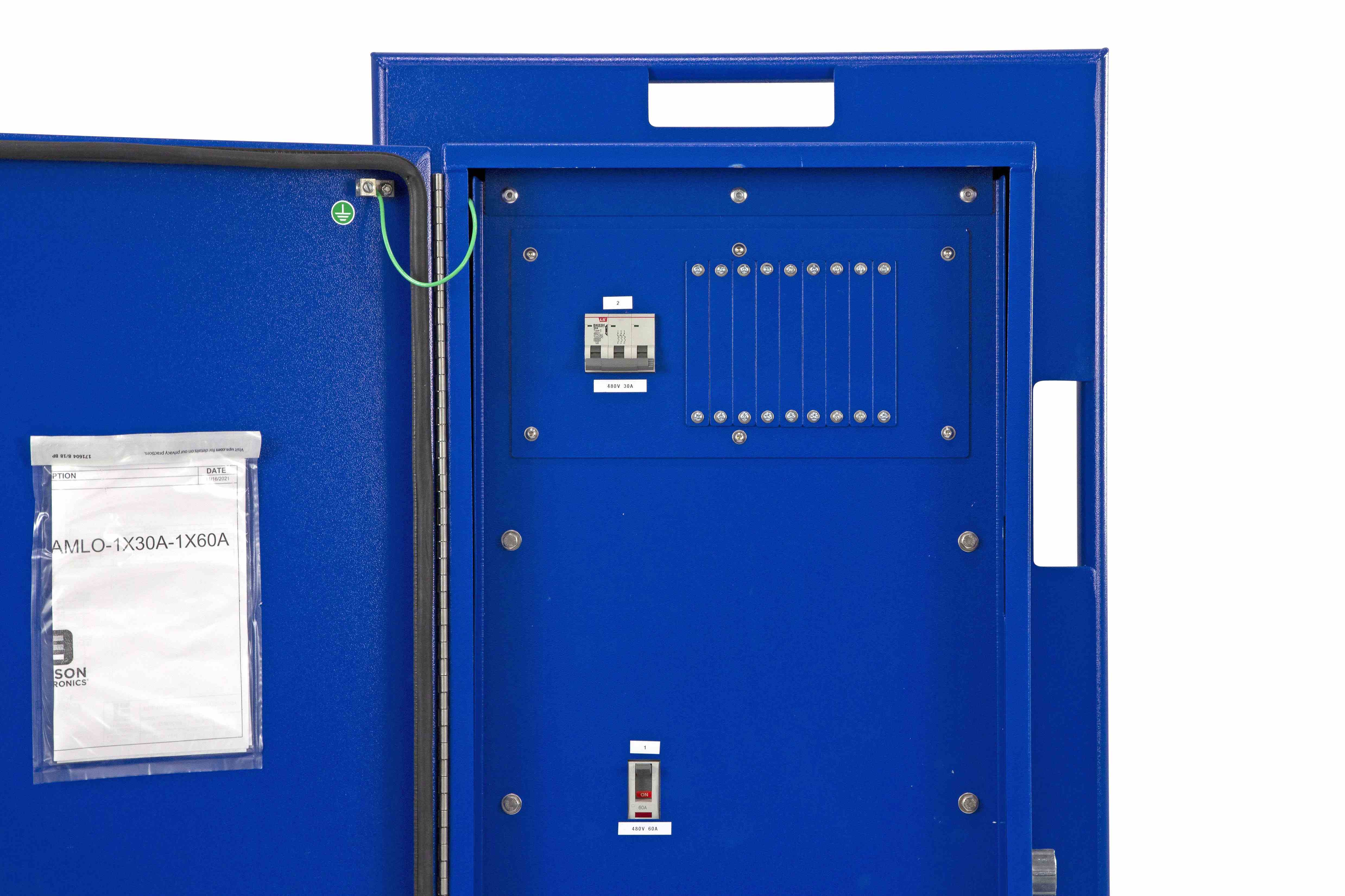 Larson Electronics - Portable Power Distribution Panel, 208Y/120V 3PH ...