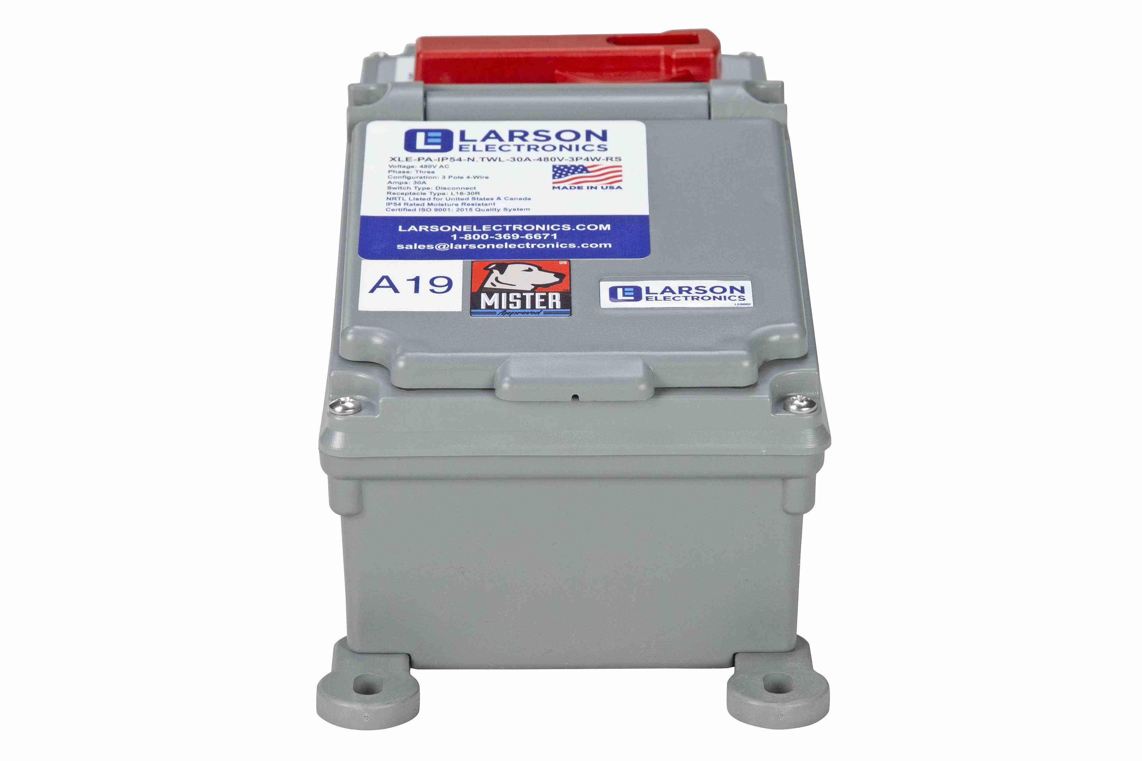 Larson Electronics - Shore Power Female Receptacle w/ Fusible ...