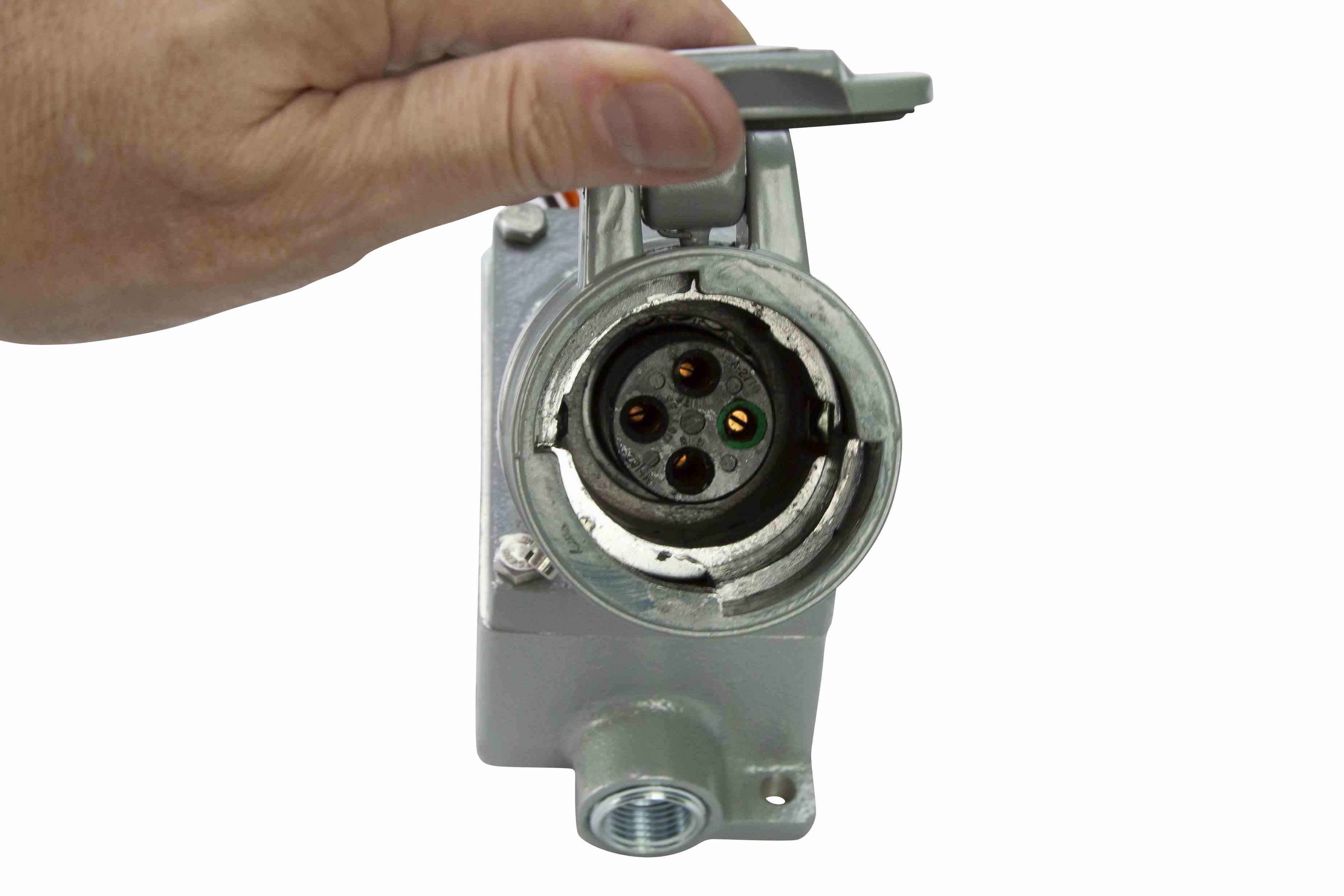 Larson Electronics - Explosion Proof Receptacle - C1D1 - 115/230/460V ...