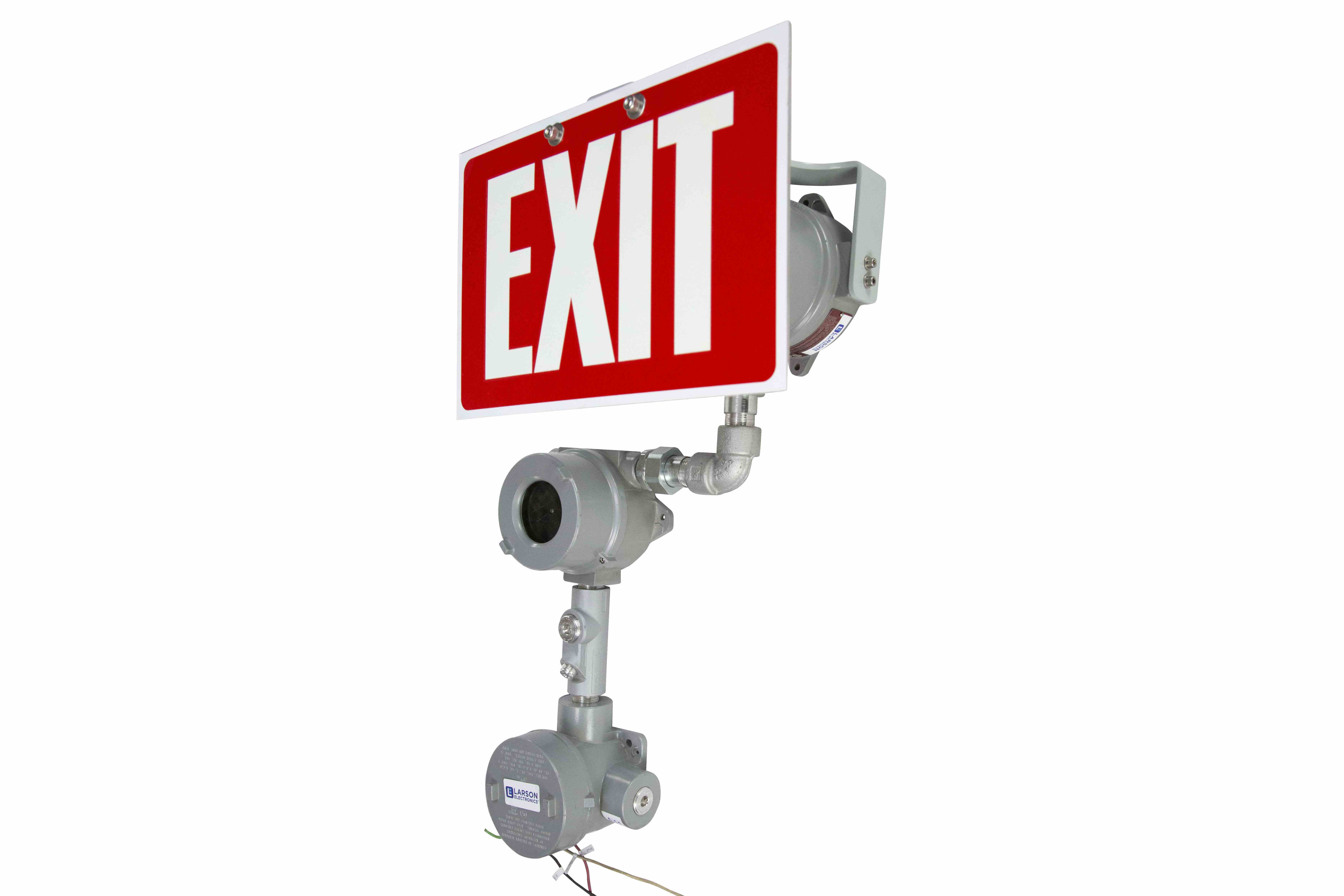 Larson Electronics - Explosion Proof Exit Sign - Class I, Division 1 ...